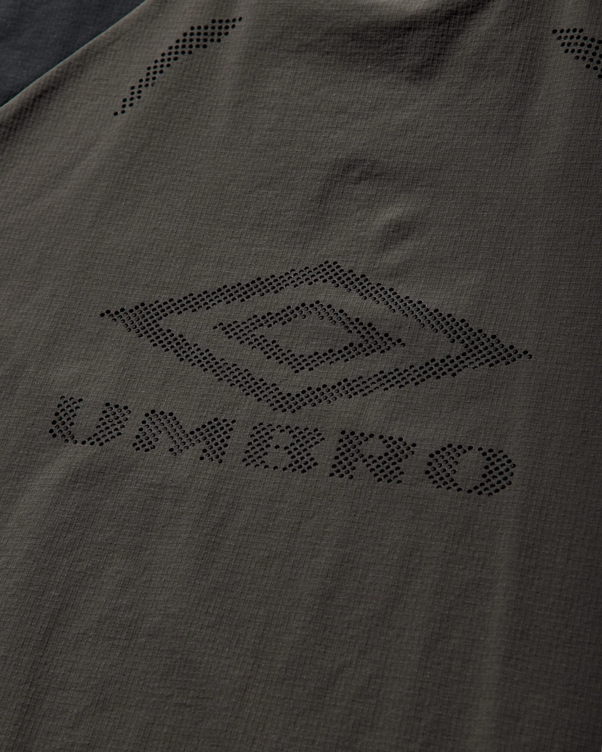 Men's Lasered Nylon Crewneck Top Grey / Black - Image 3