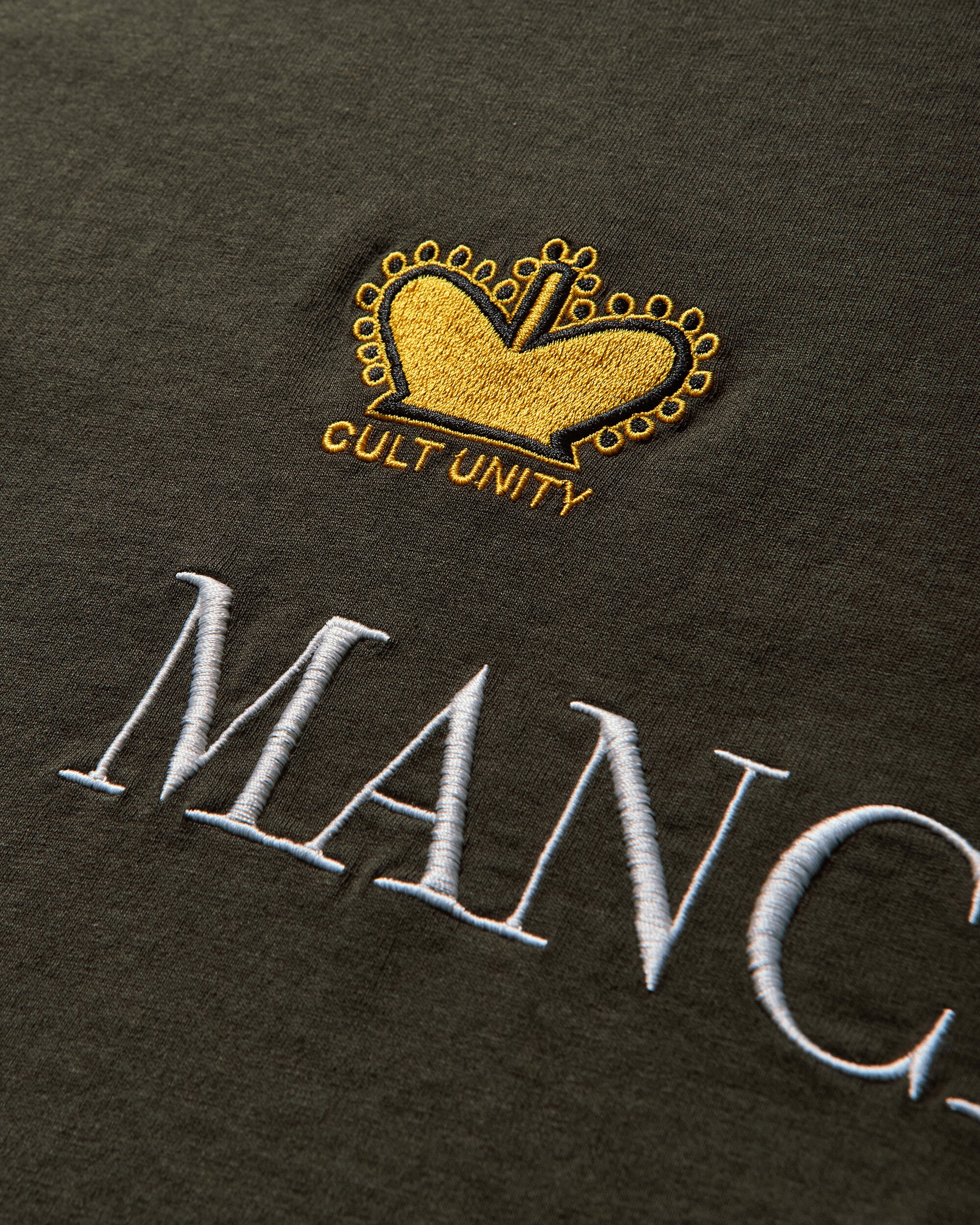 Men's Manchester T-Shirt Dark Olive - Image 3