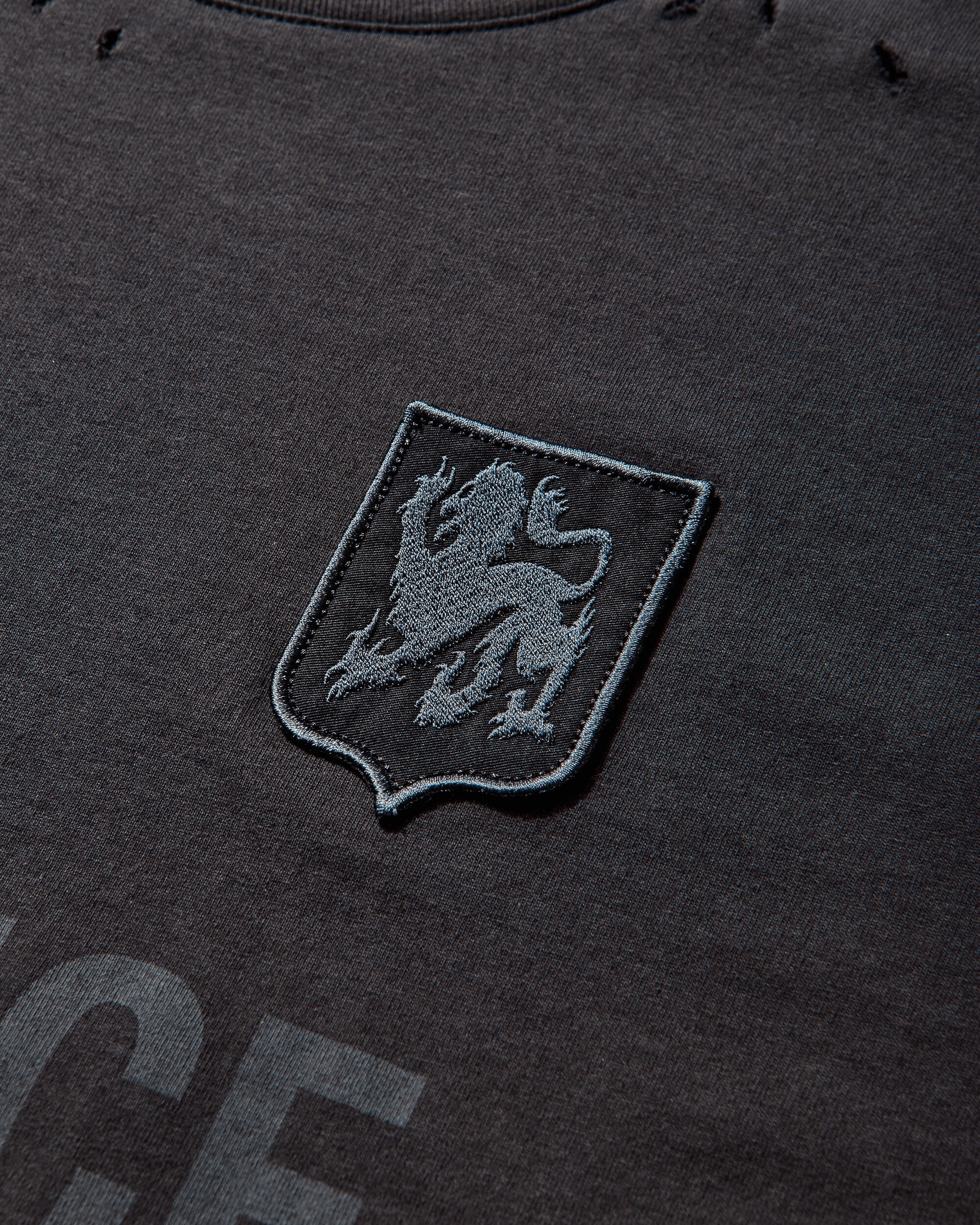 Offence Defence T-Shirt Washed Black - Image 3