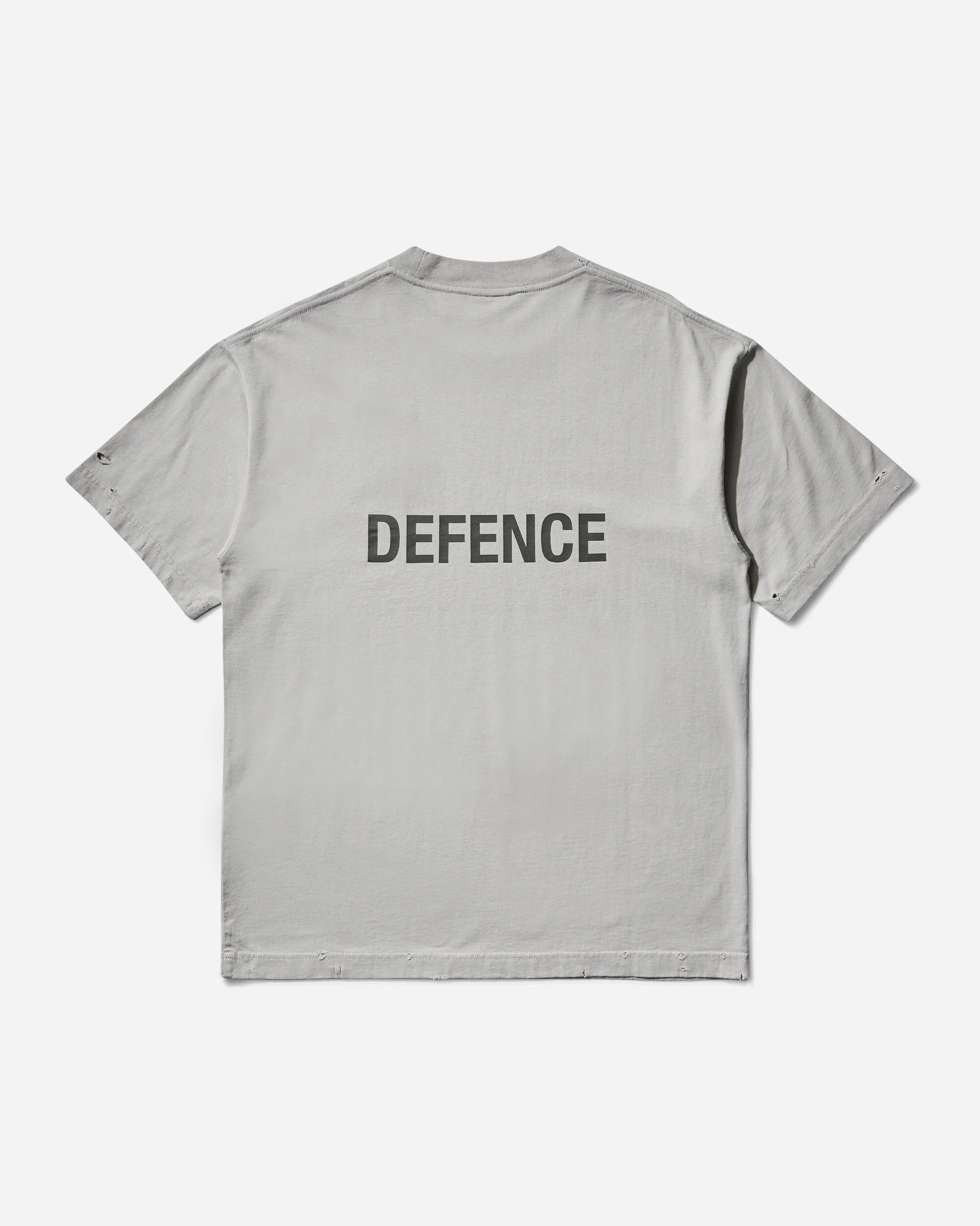 Offence Defence T-Shirt Light Grey - Image 2
