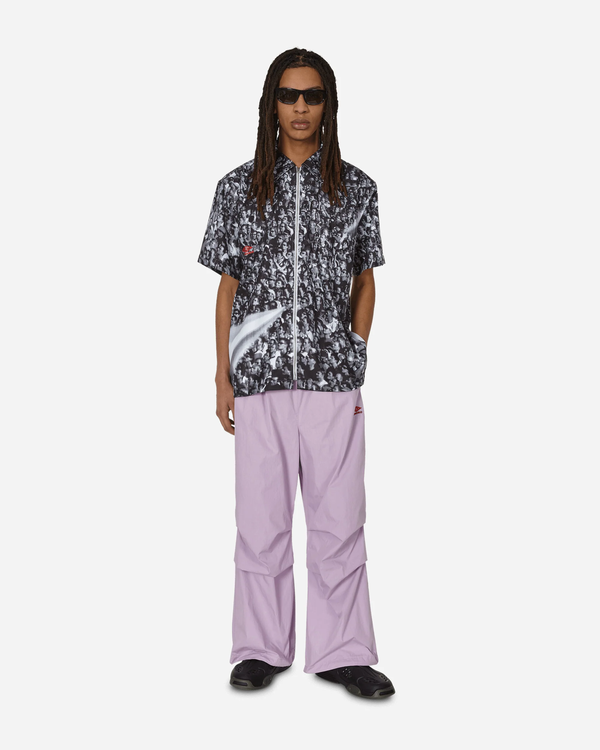 Printed Shortsleeve Shirt White / Black - Image 4