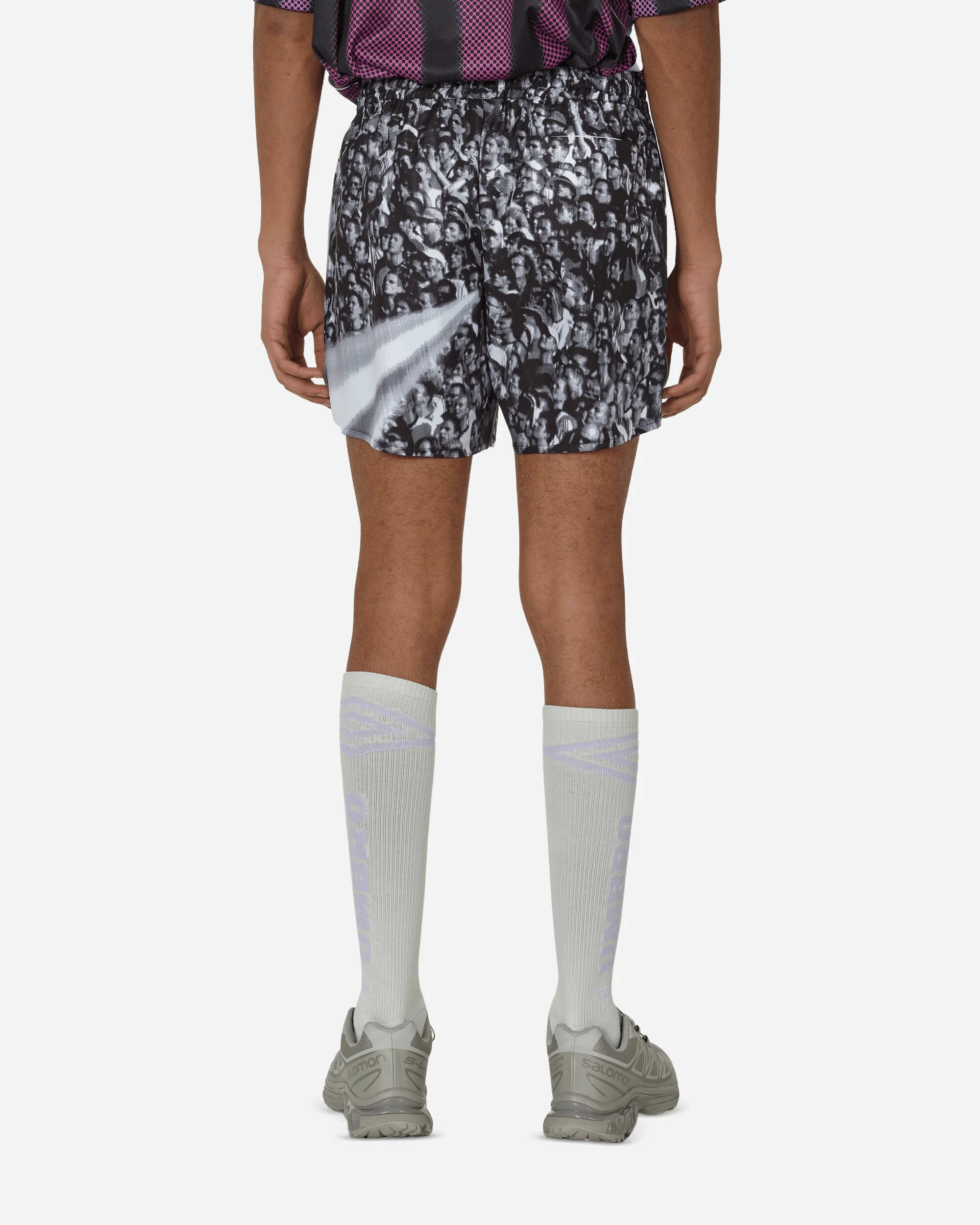 Printed Shorts White / Black - Image 3