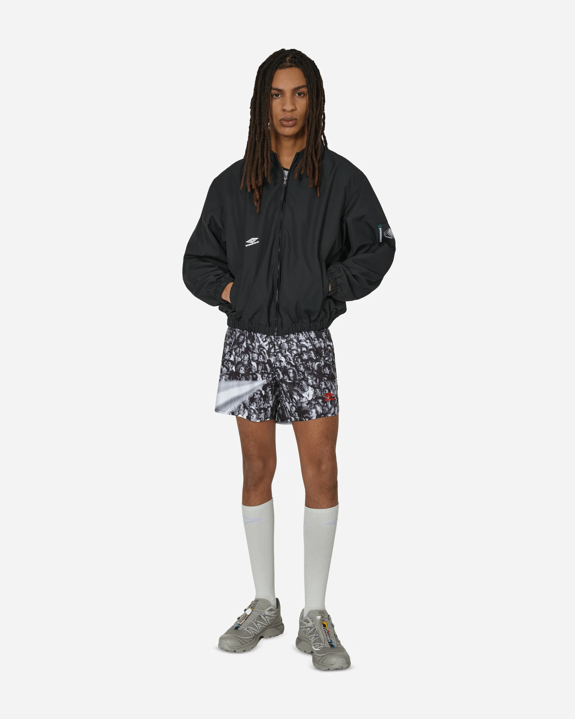 Printed Shorts White / Black - Image 4