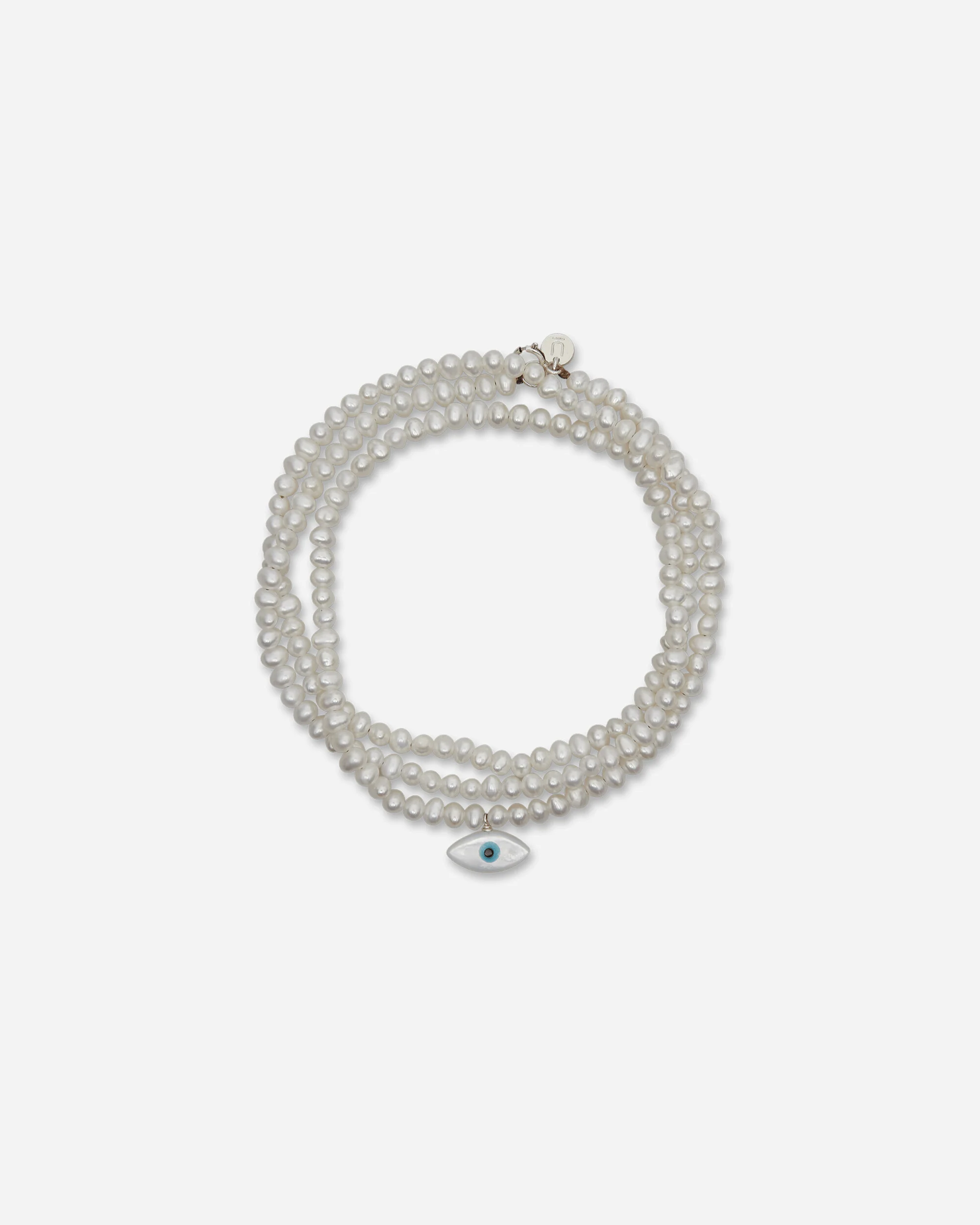 See Real Flowers Triple Seed Pearl Bracelet Off White - Image 3