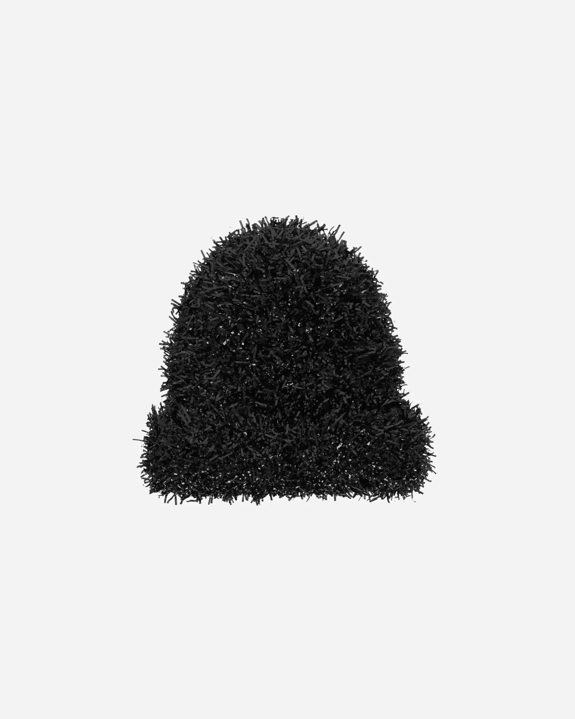 Film Fringe Knit Cap Black - Image 3