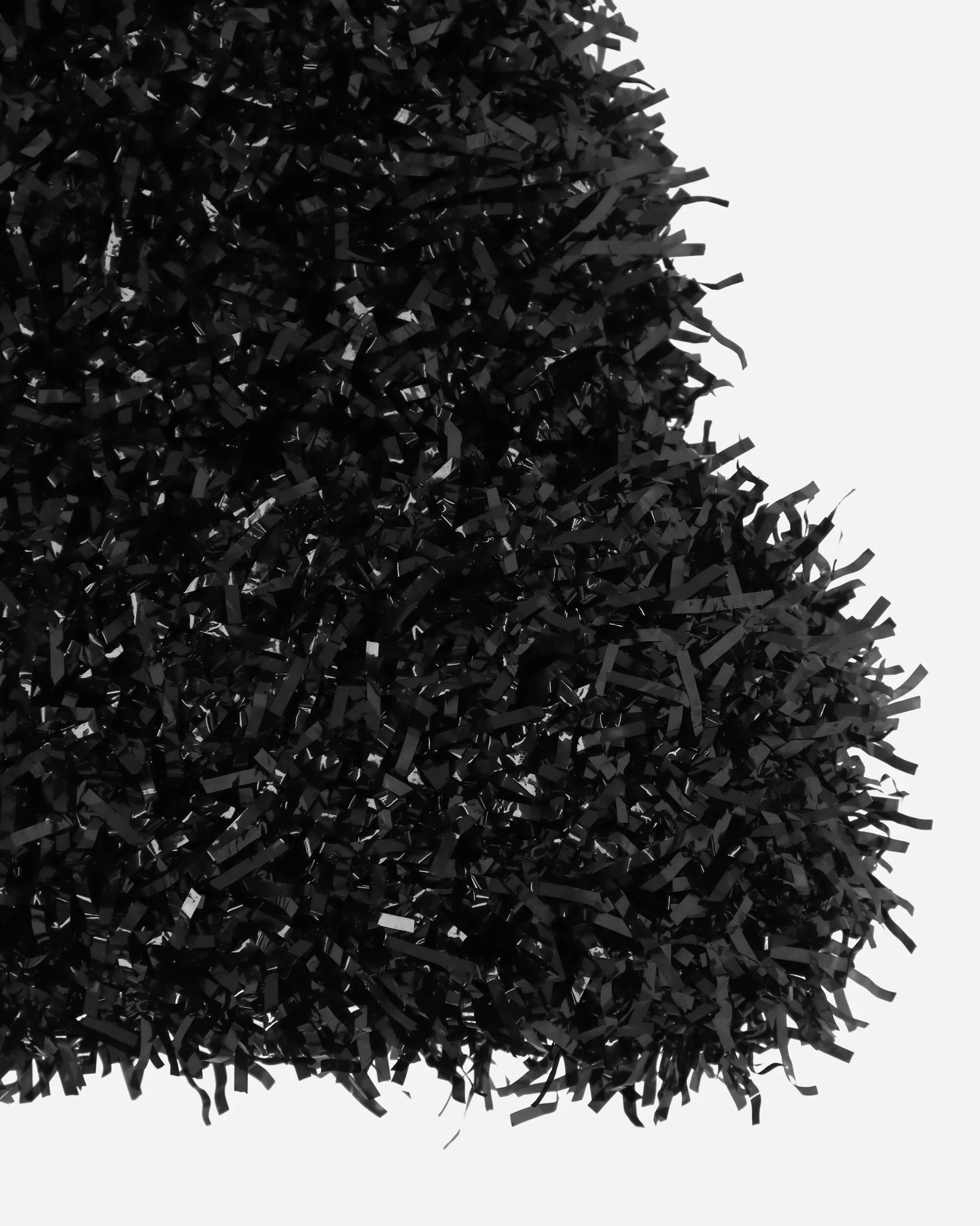Film Fringe Knit Cap Black - Image 4
