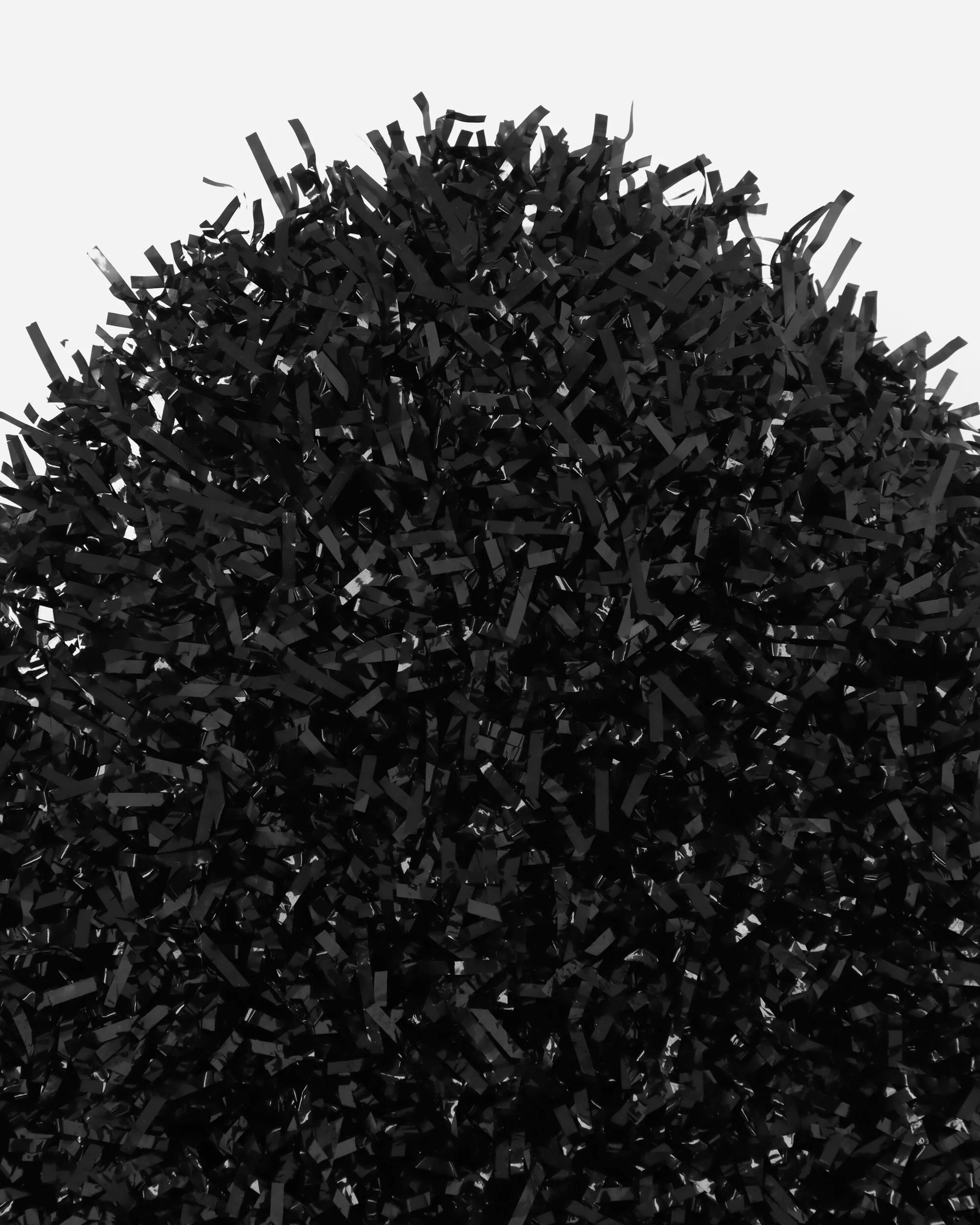 Film Fringe Knit Cap Black - Image 5