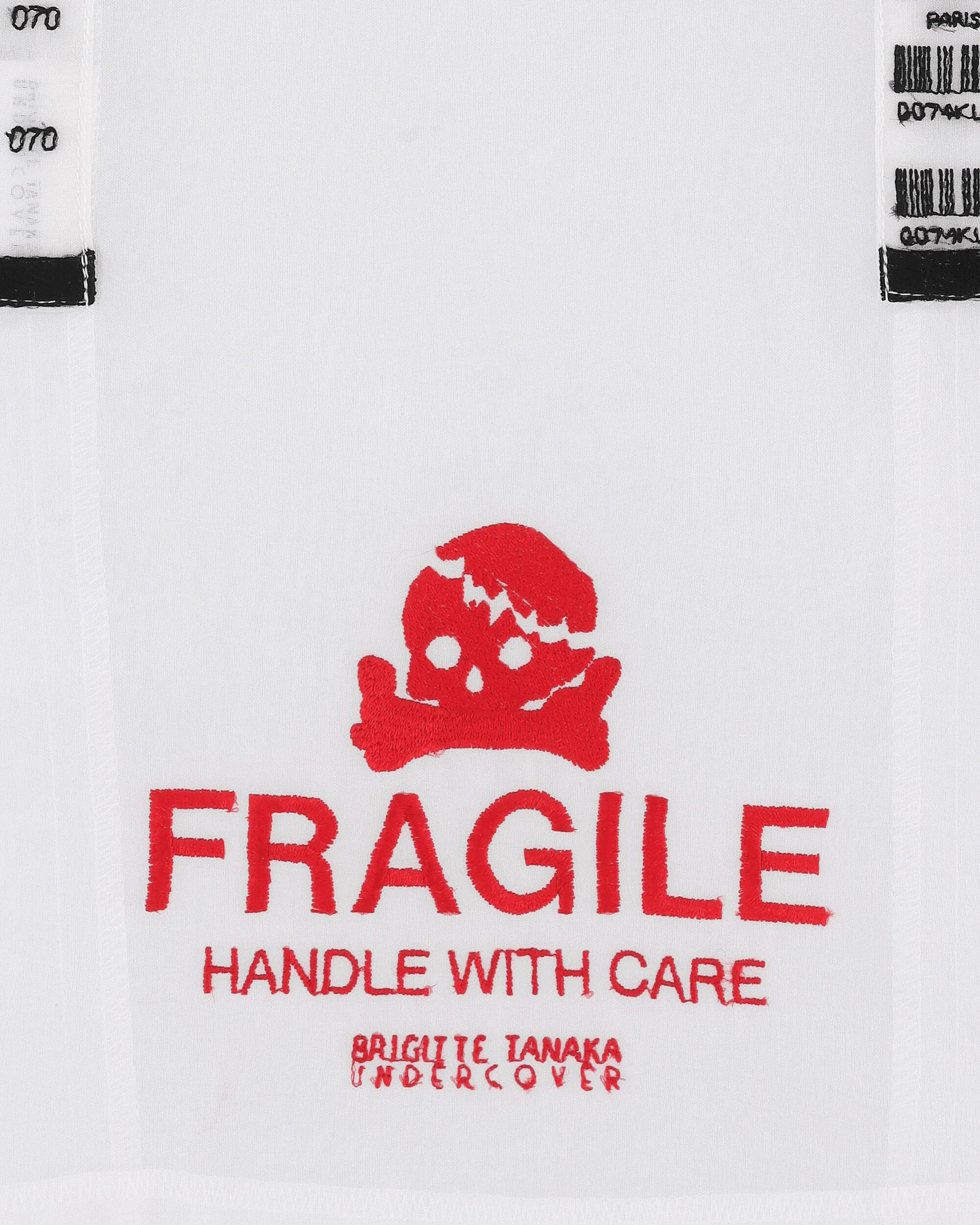 Brigitte Tanaka Nylon Organza Shopping Bag Off White - Image 3