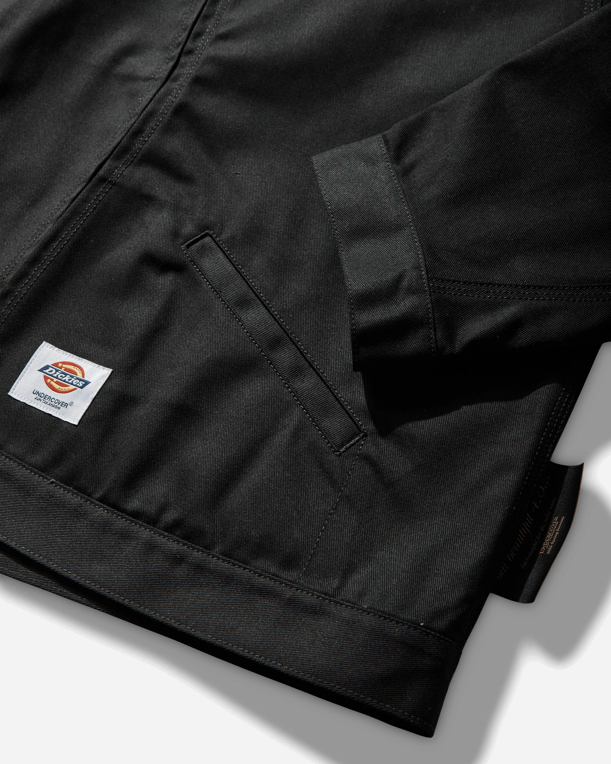 Men's Dickies Work Jacket Black - Image 4