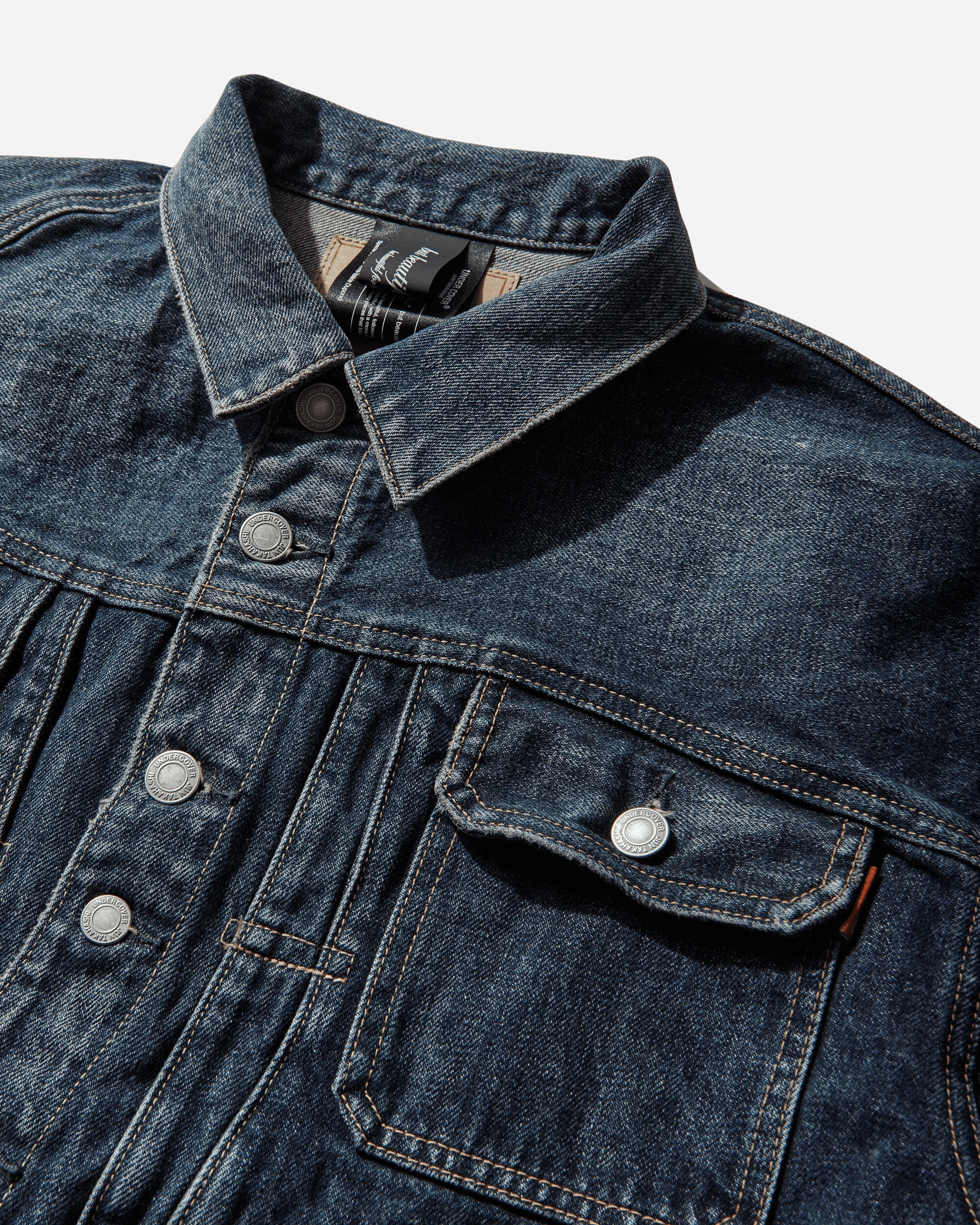 Men's Denim Blouson Indigo - Image 4