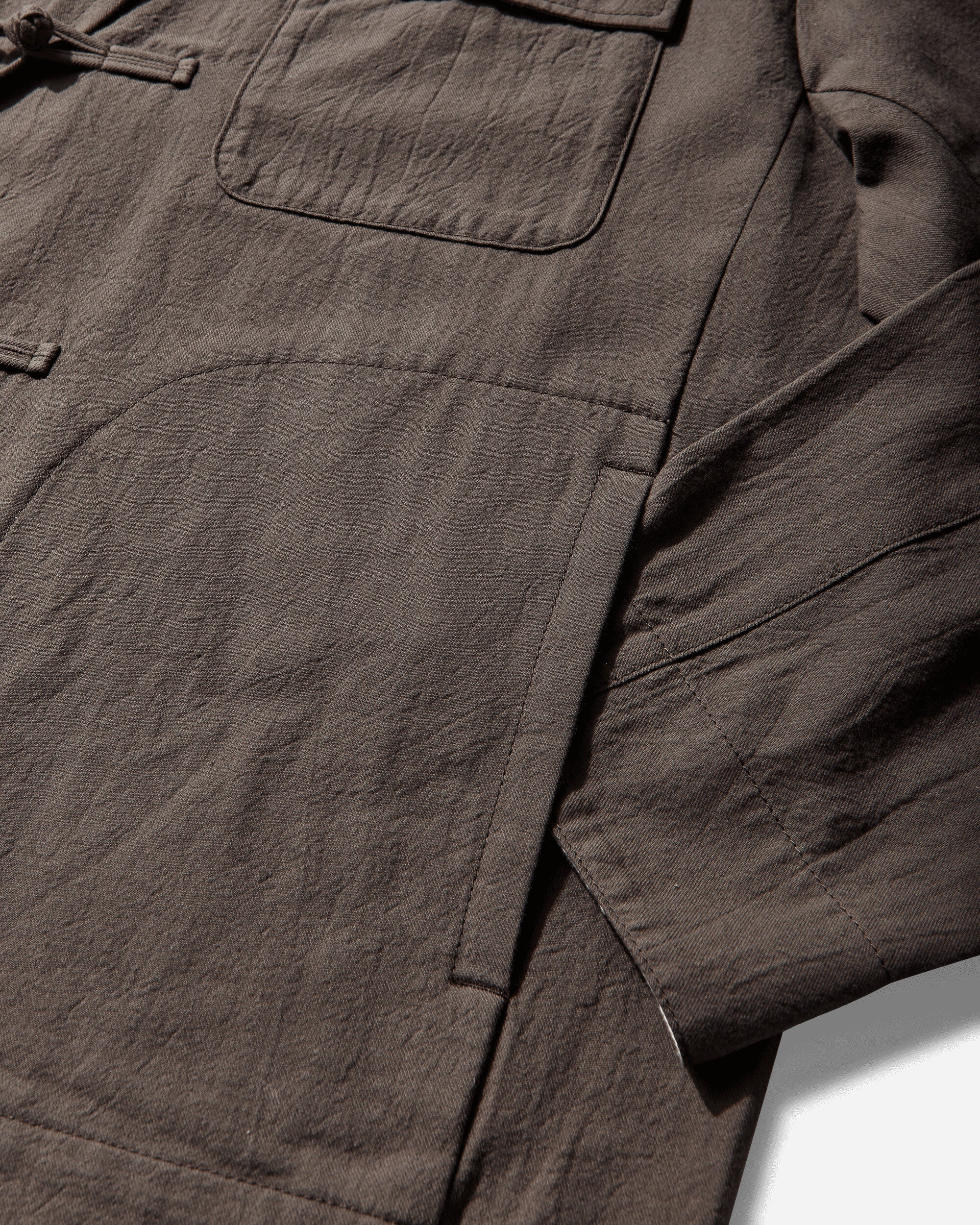 Men's Cotton Jacket Brown - Image 4