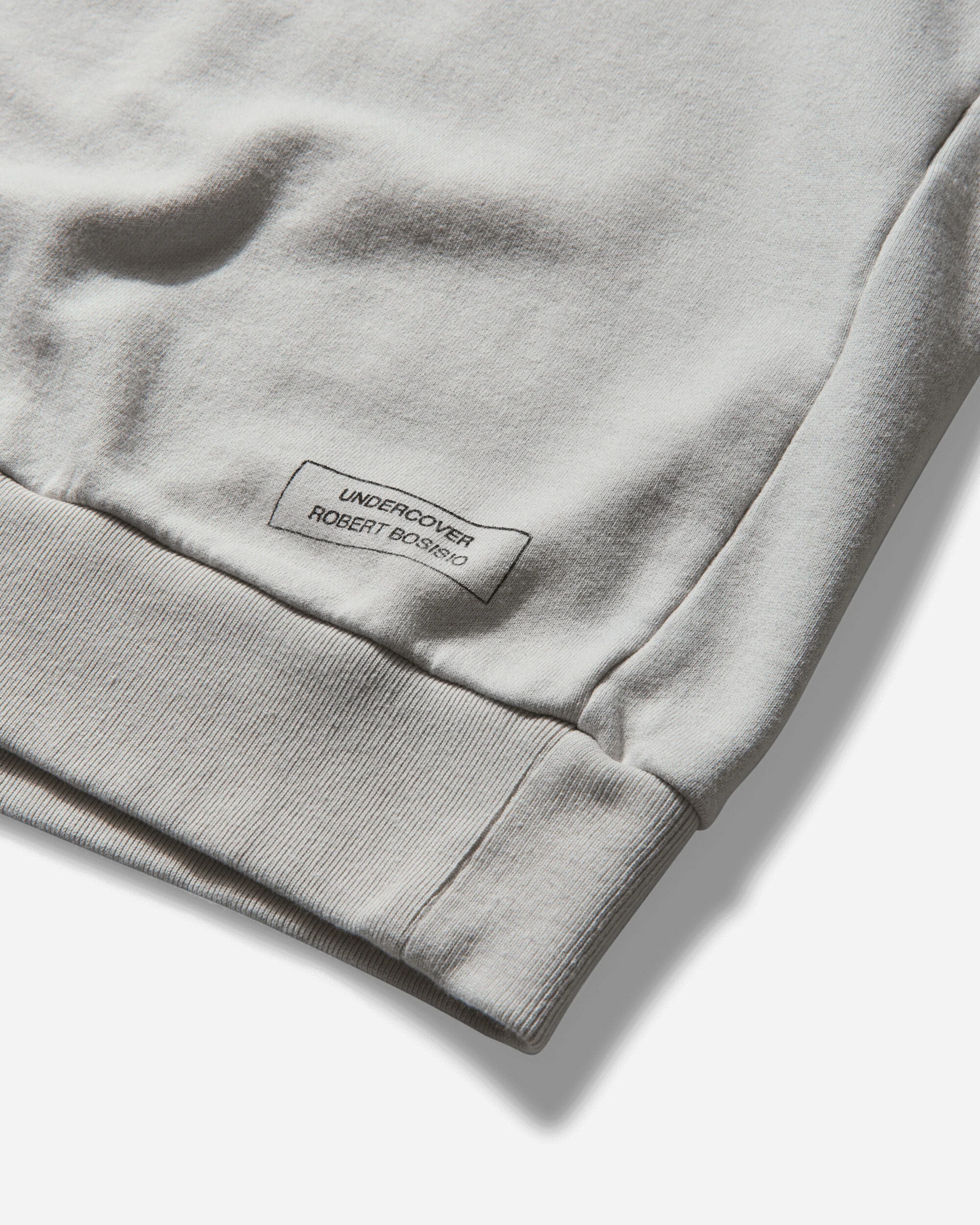 Men's Robert Bosisio Crewneck Sweatshirt Light Beige Gray - Image 4