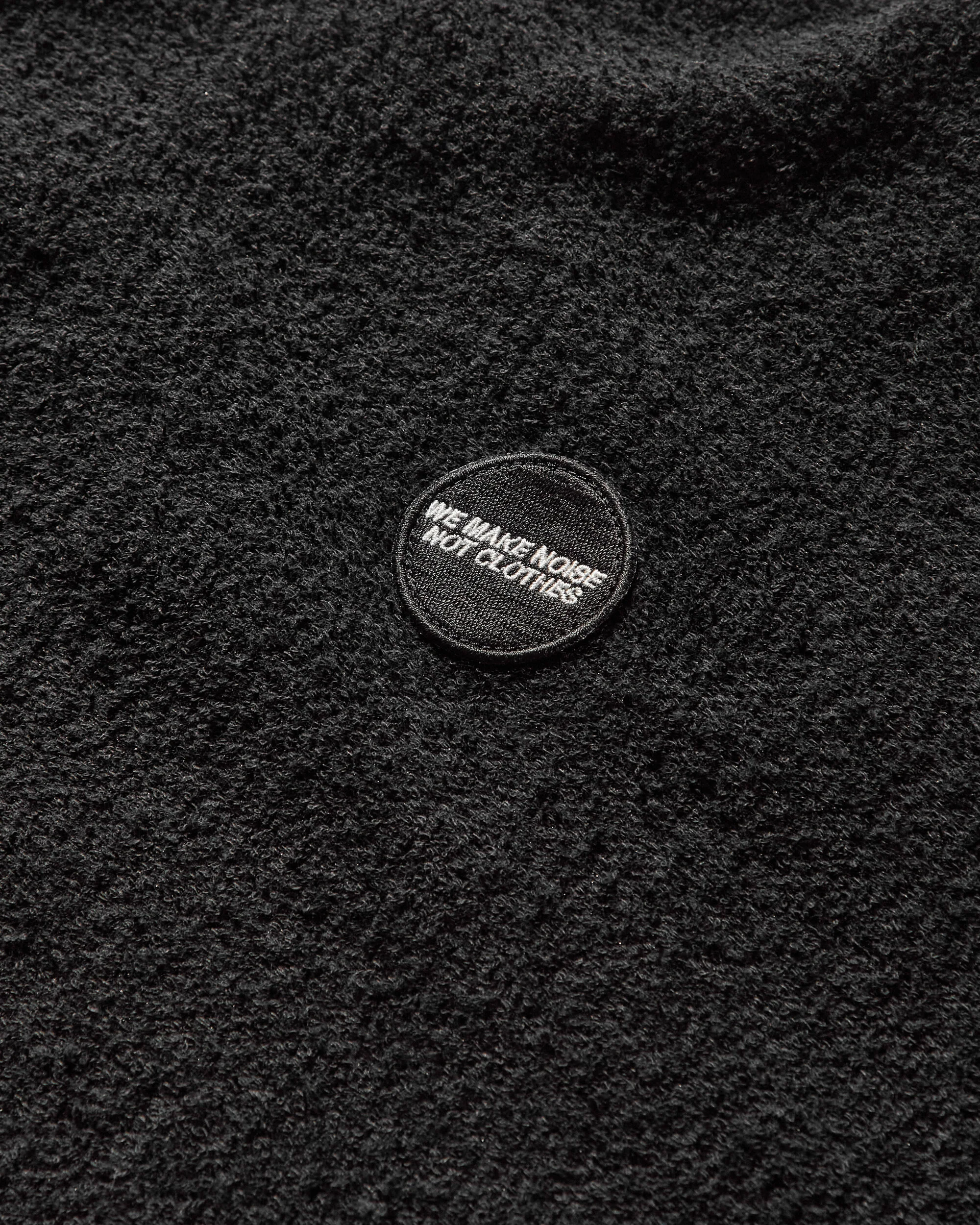 Men's Patches Crewneck Sweater Black - Image 4