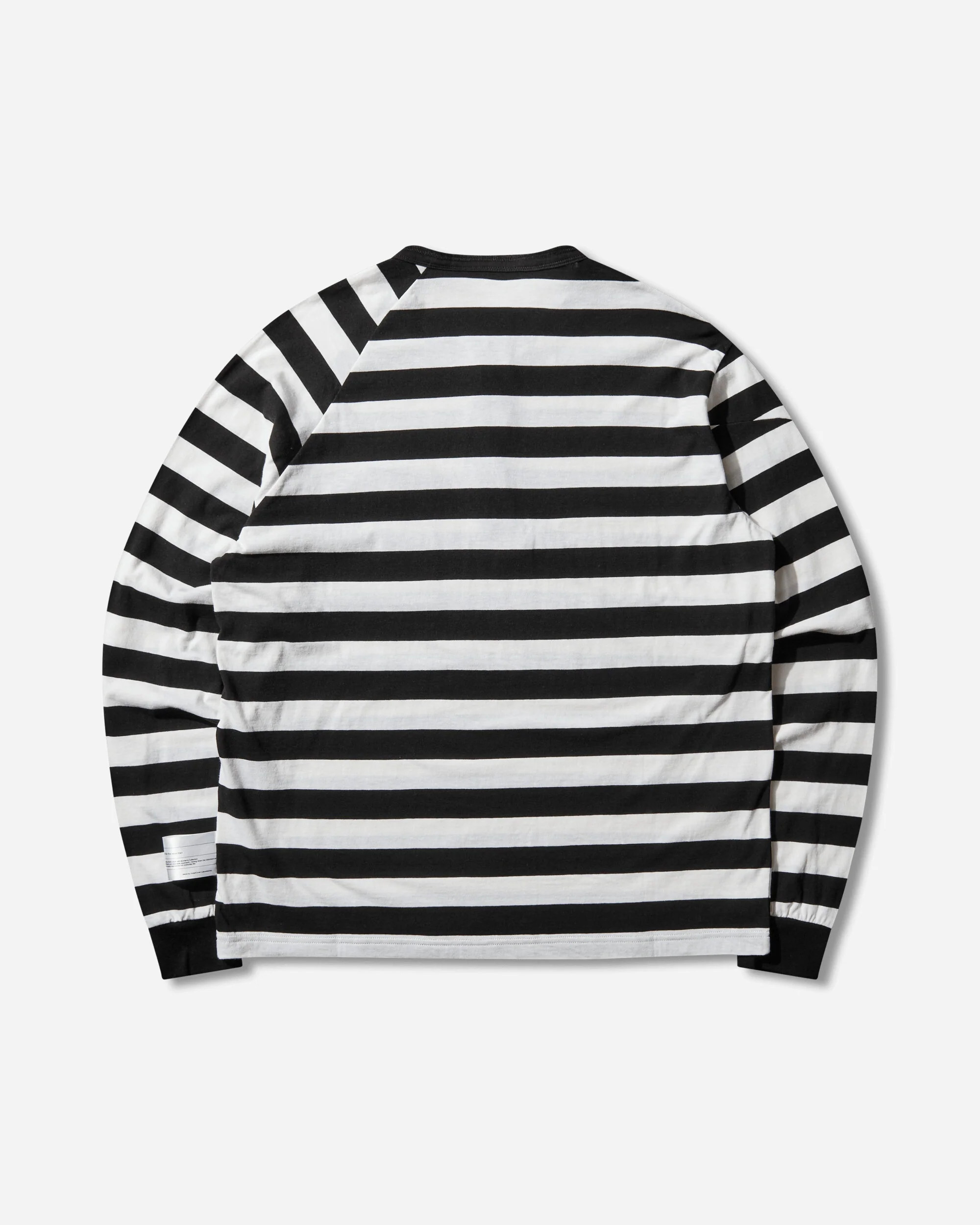 Men's Striped Longsleeve T-Shirt Black - Image 2