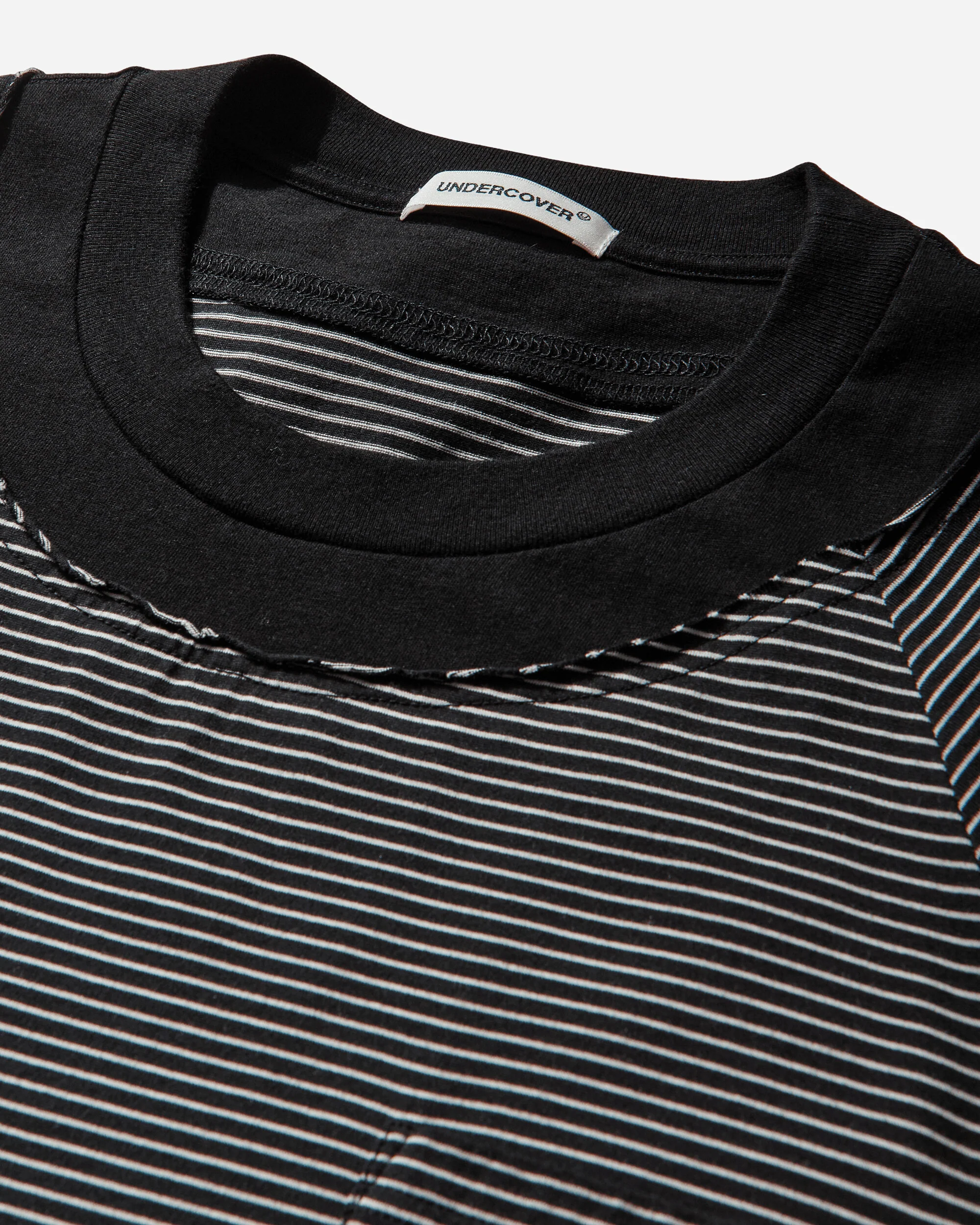 Men's Striped T-Shirt Black Border - Image 4