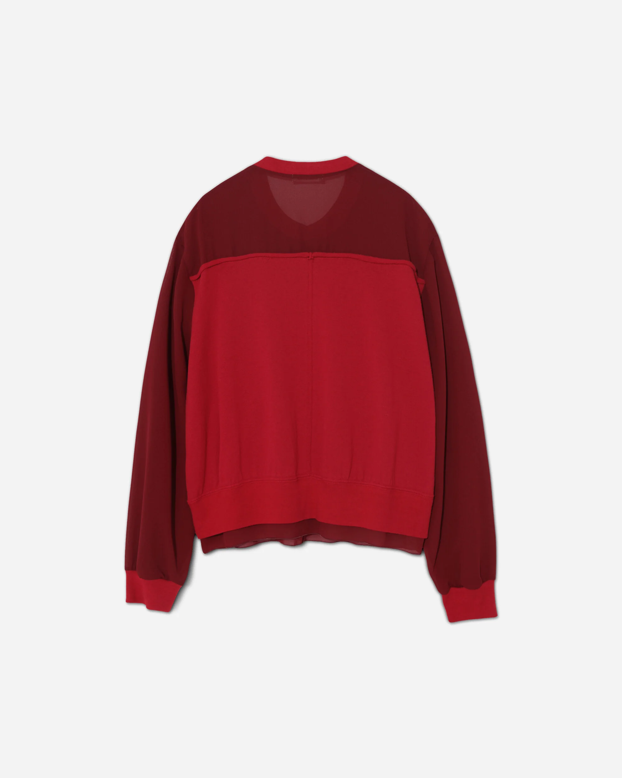 Women's Georgette Cardigan Red - Image 2