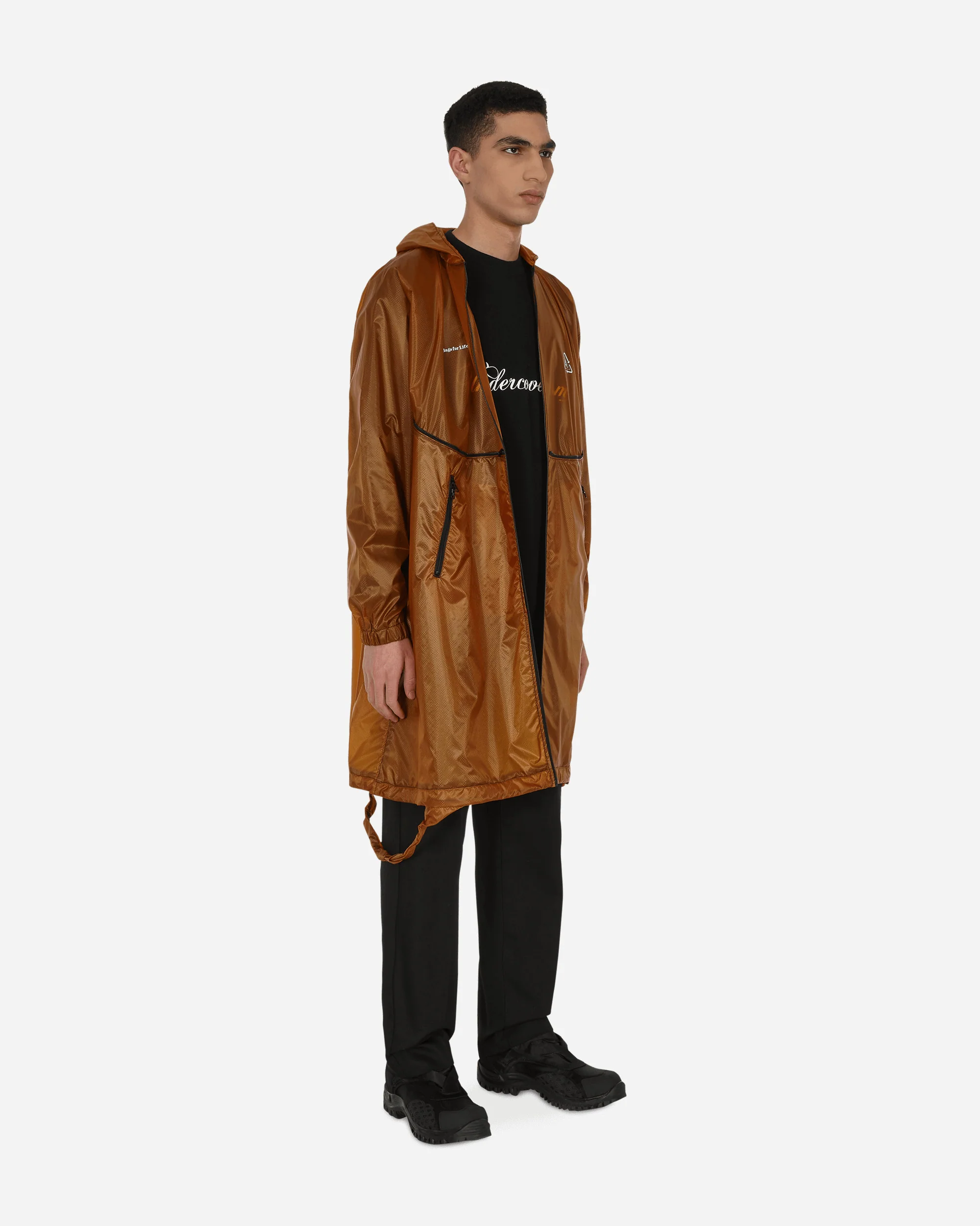 Packable Parka Jacket Brown - Image 5