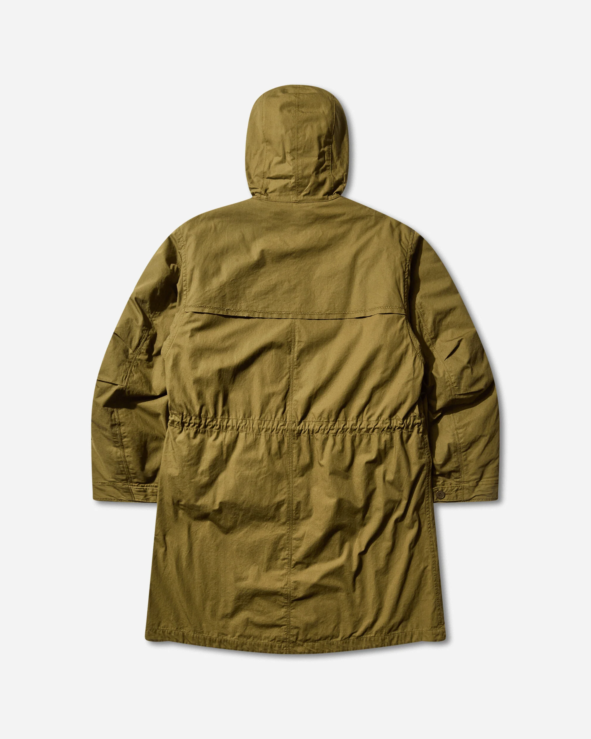 Men's Patches Parka Jacket Khaki Green - Image 2
