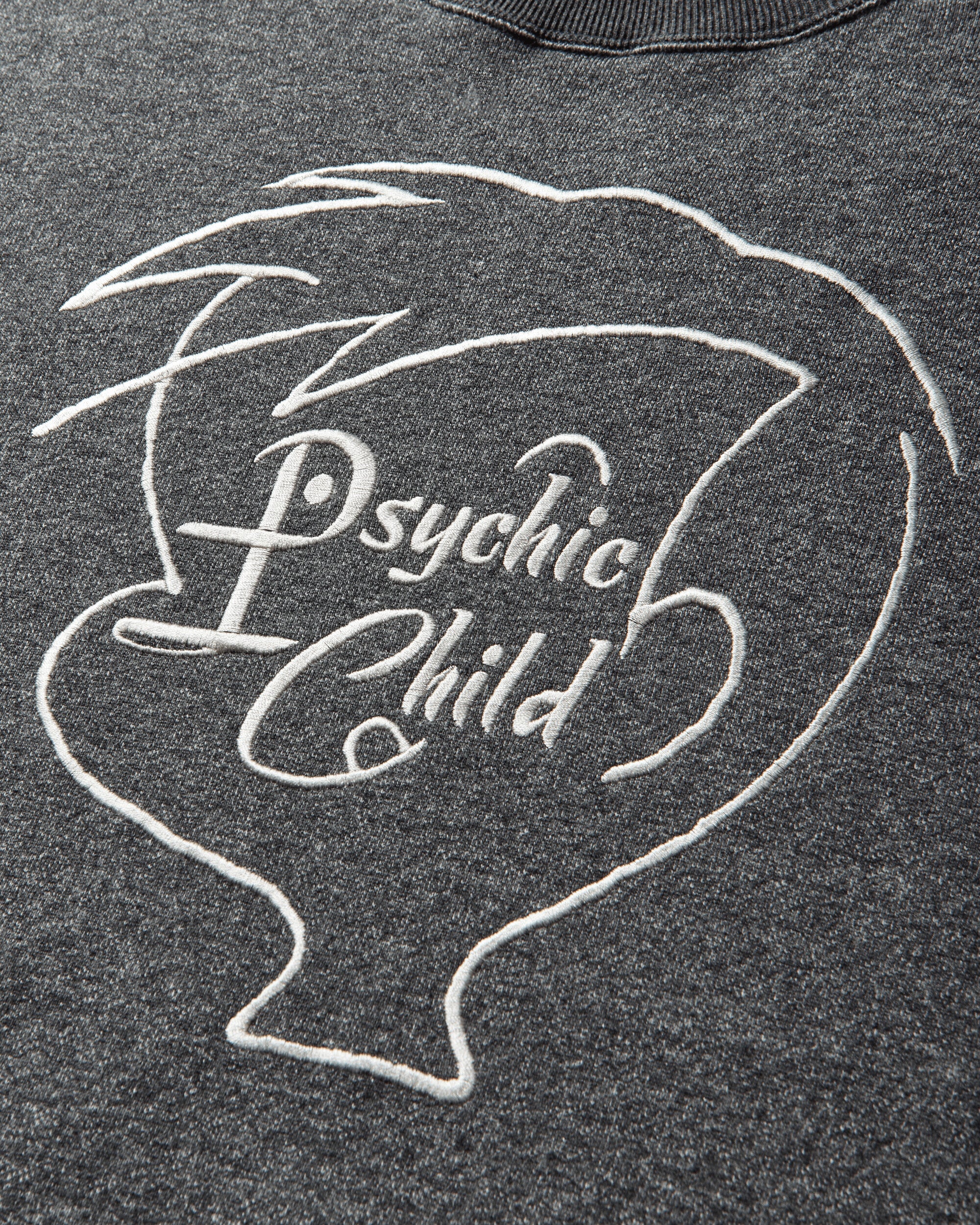 Men's Psychic Child Crewneck Sweatshirt Grey - Image 3