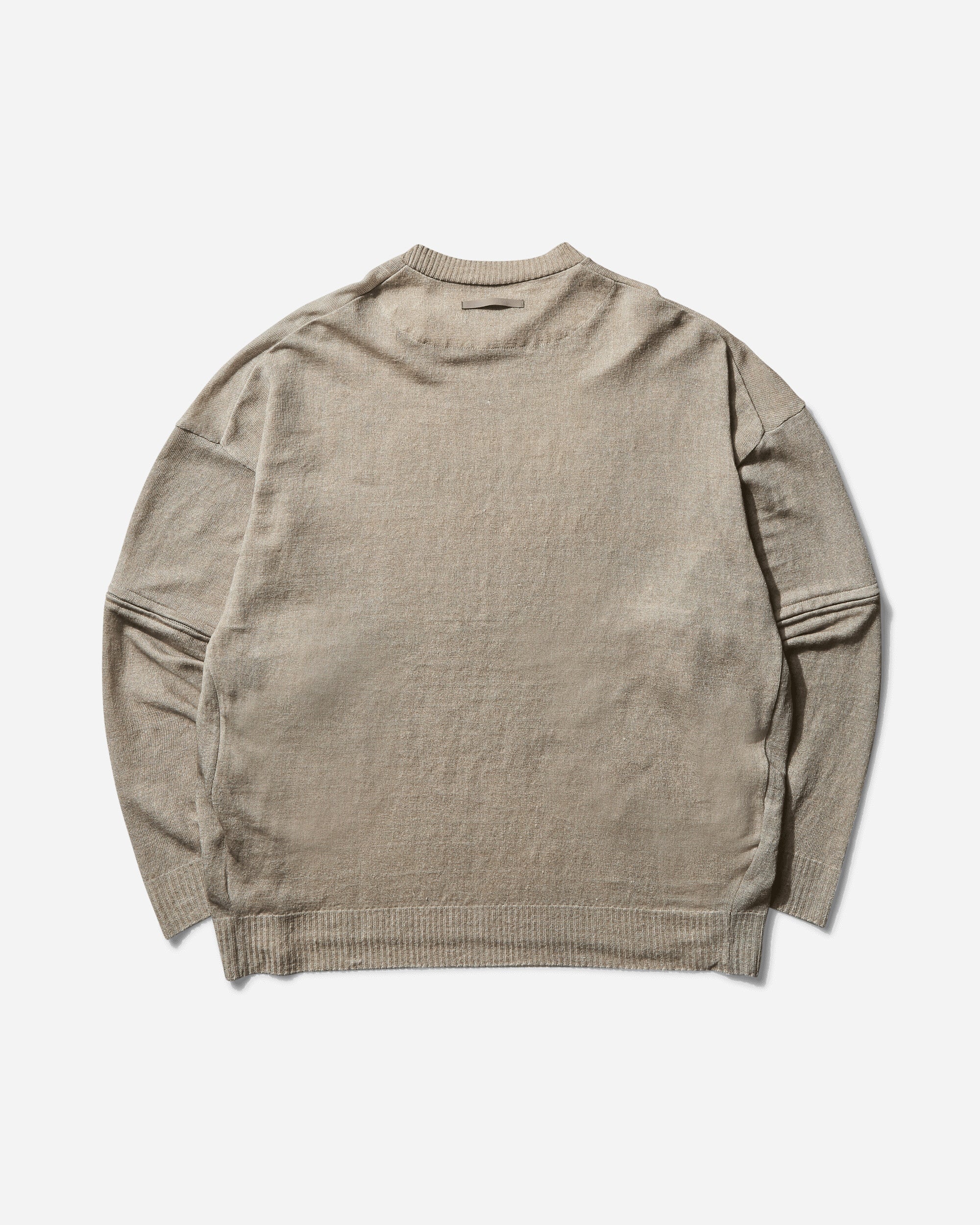 Men's Linen Total Pattern Sweater Natural - Image 2