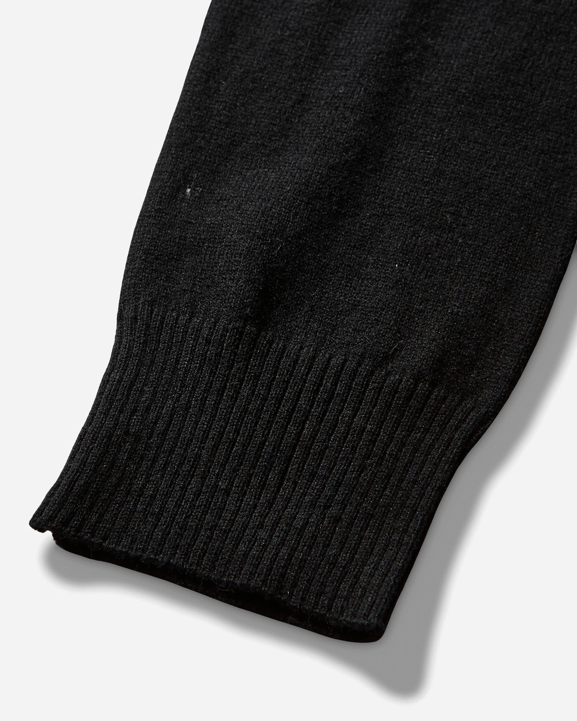 Women's Wool Cotton Sweater Black - Image 4
