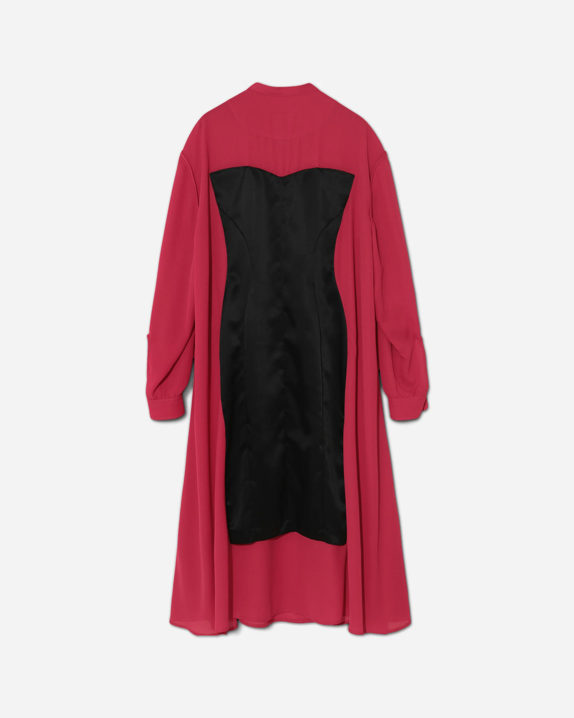 Women's Outline Maxi Dress Dark Pink - Image 2