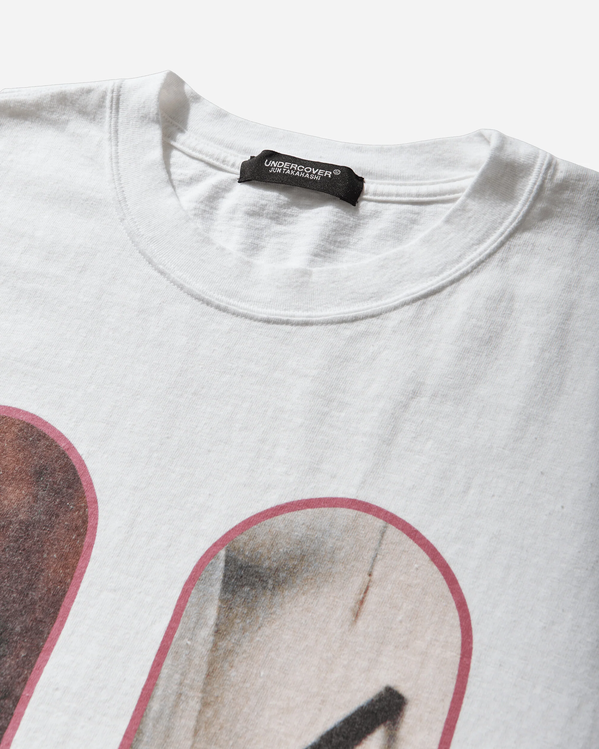 Men's Oversized Graphic T-Shirt White - Image 4
