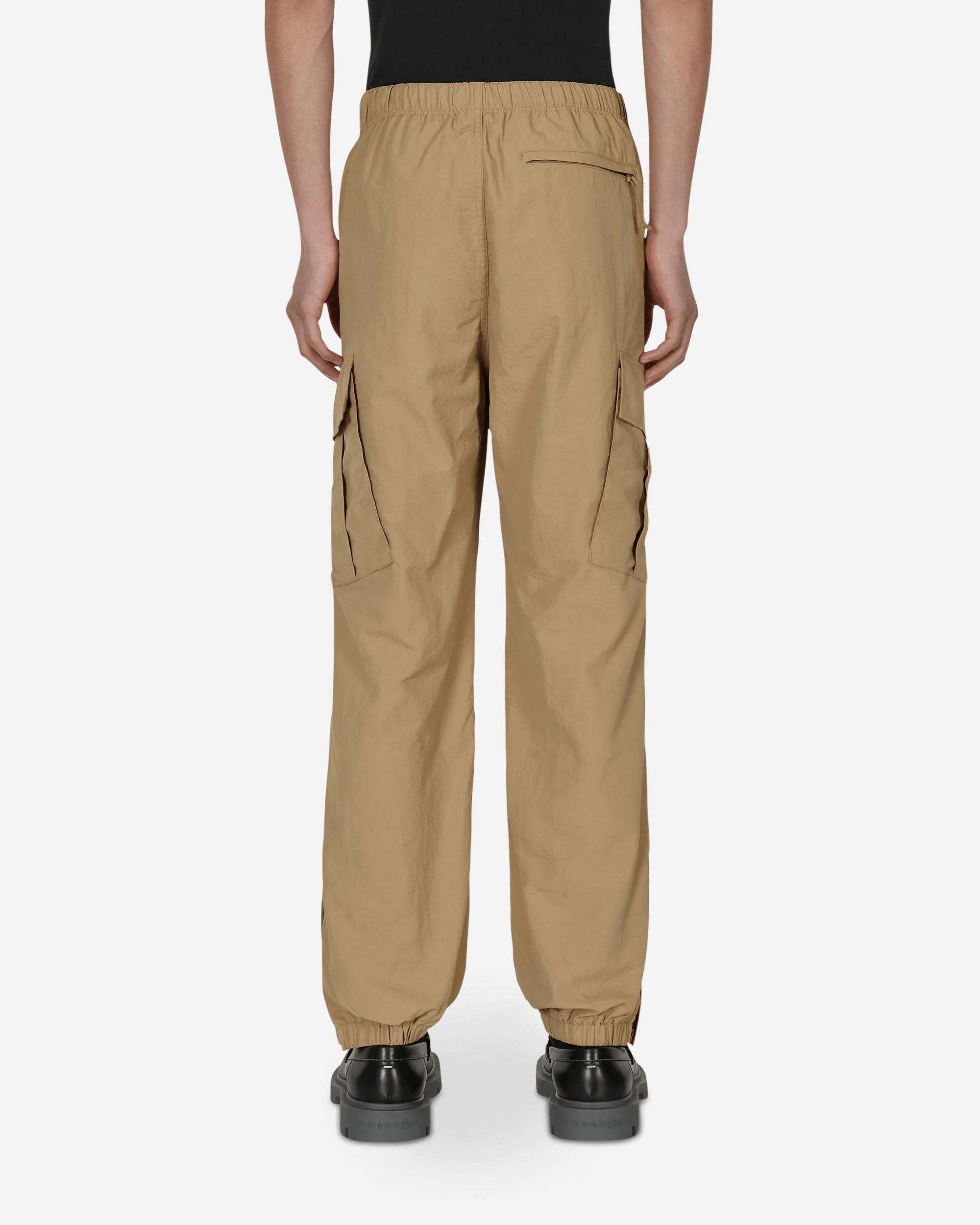 Nylon Cargo Pants Beige - Image 3