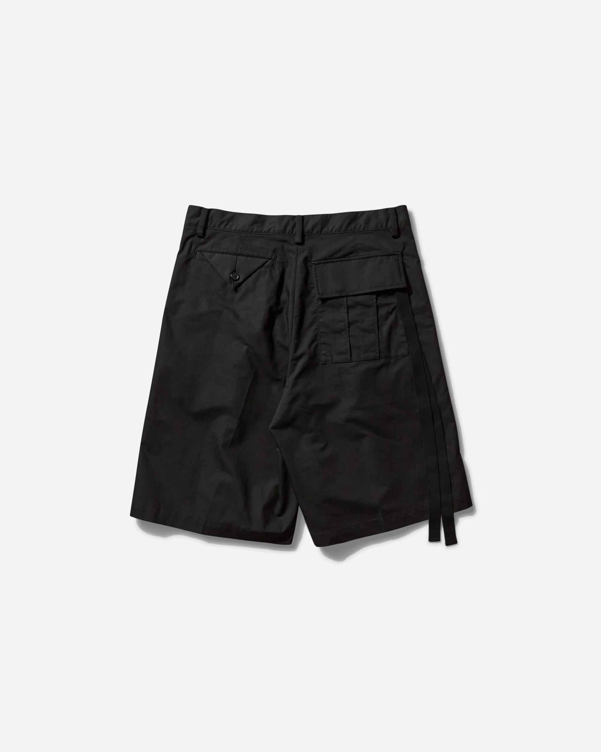 Men's Pleated Shorts Black - Image 2