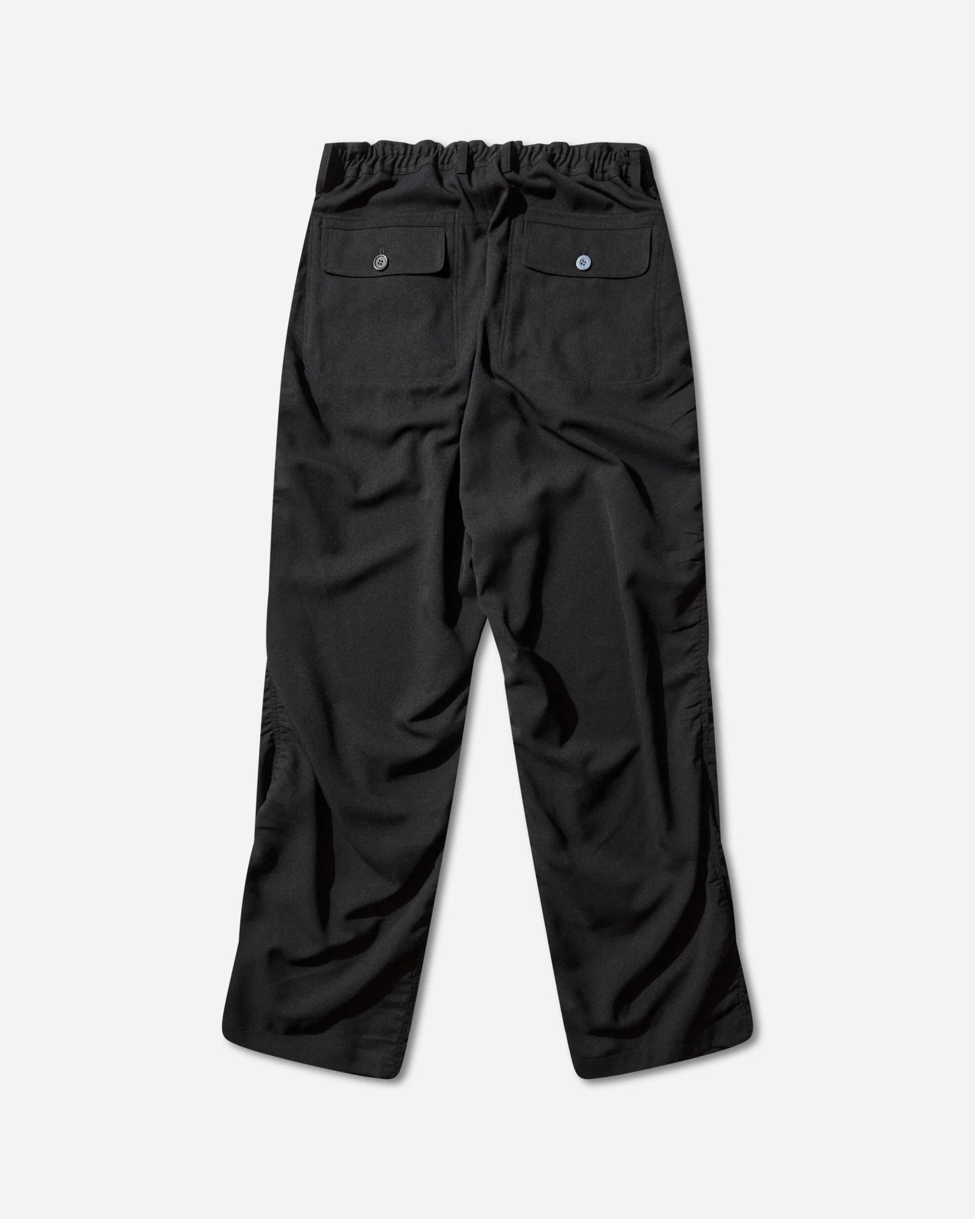 Men's Polyester Trousers Black - Image 2