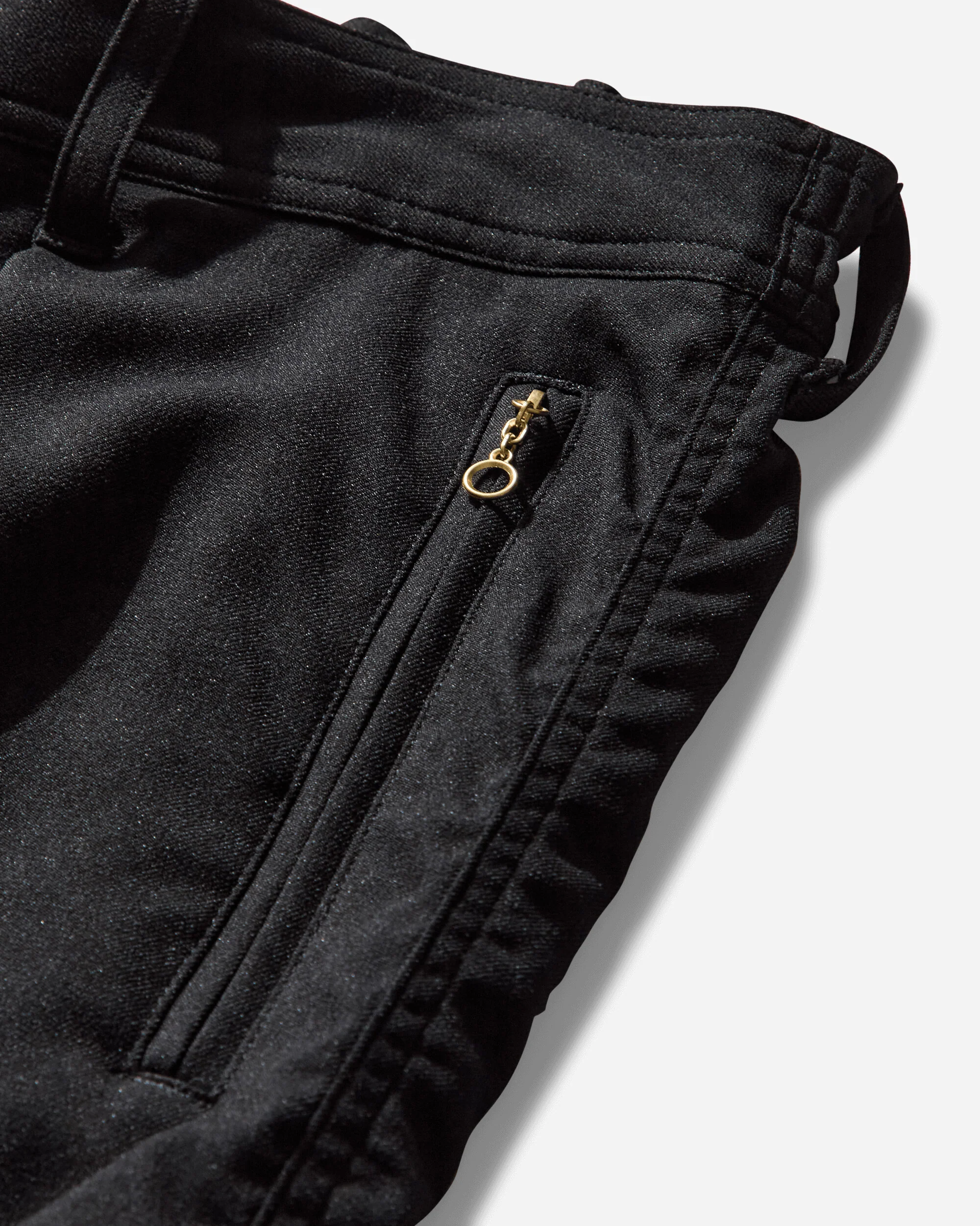 Men's Polyester Trousers Black - Image 3