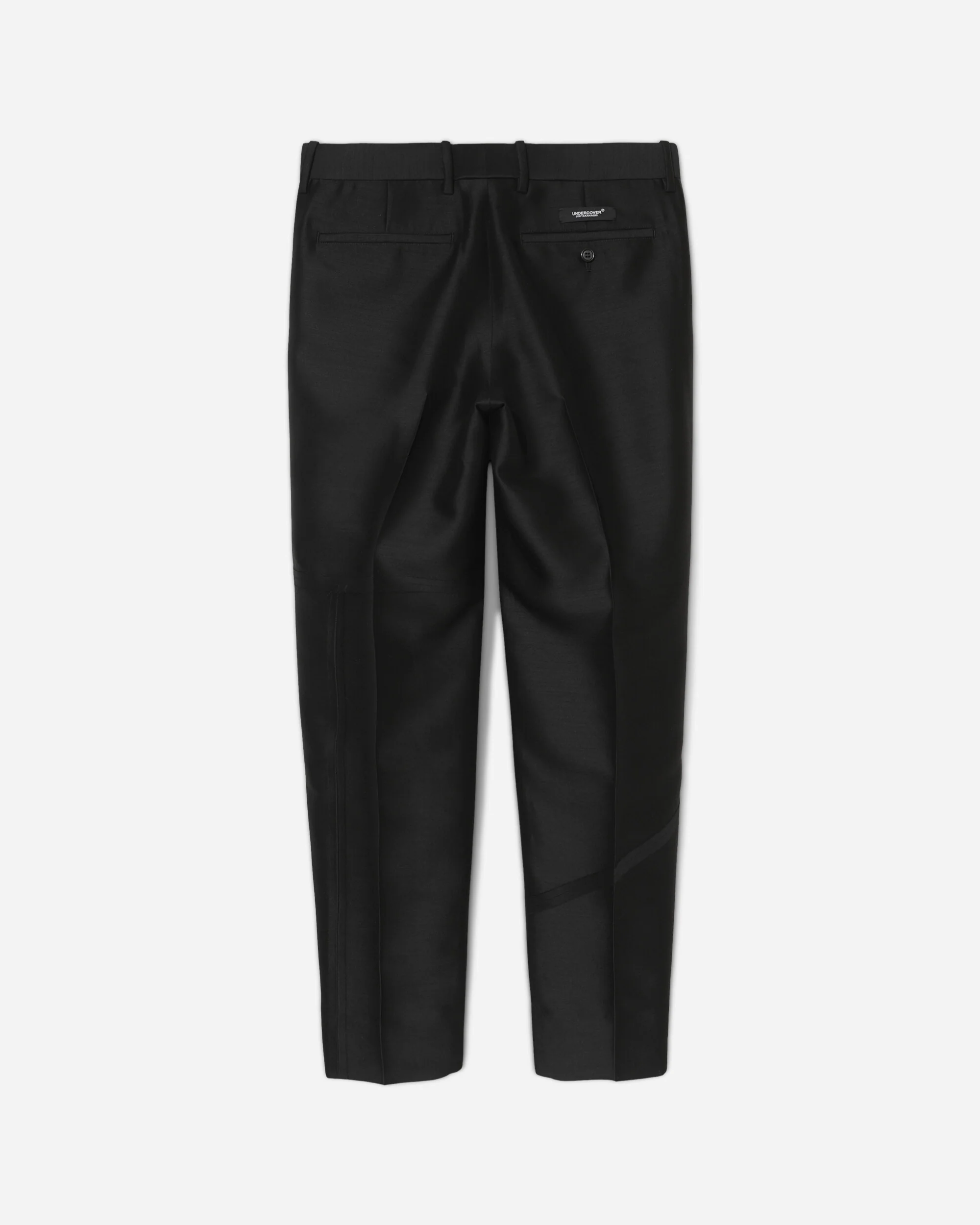 Men's Silk-Blend Suit Pants Black - Image 2