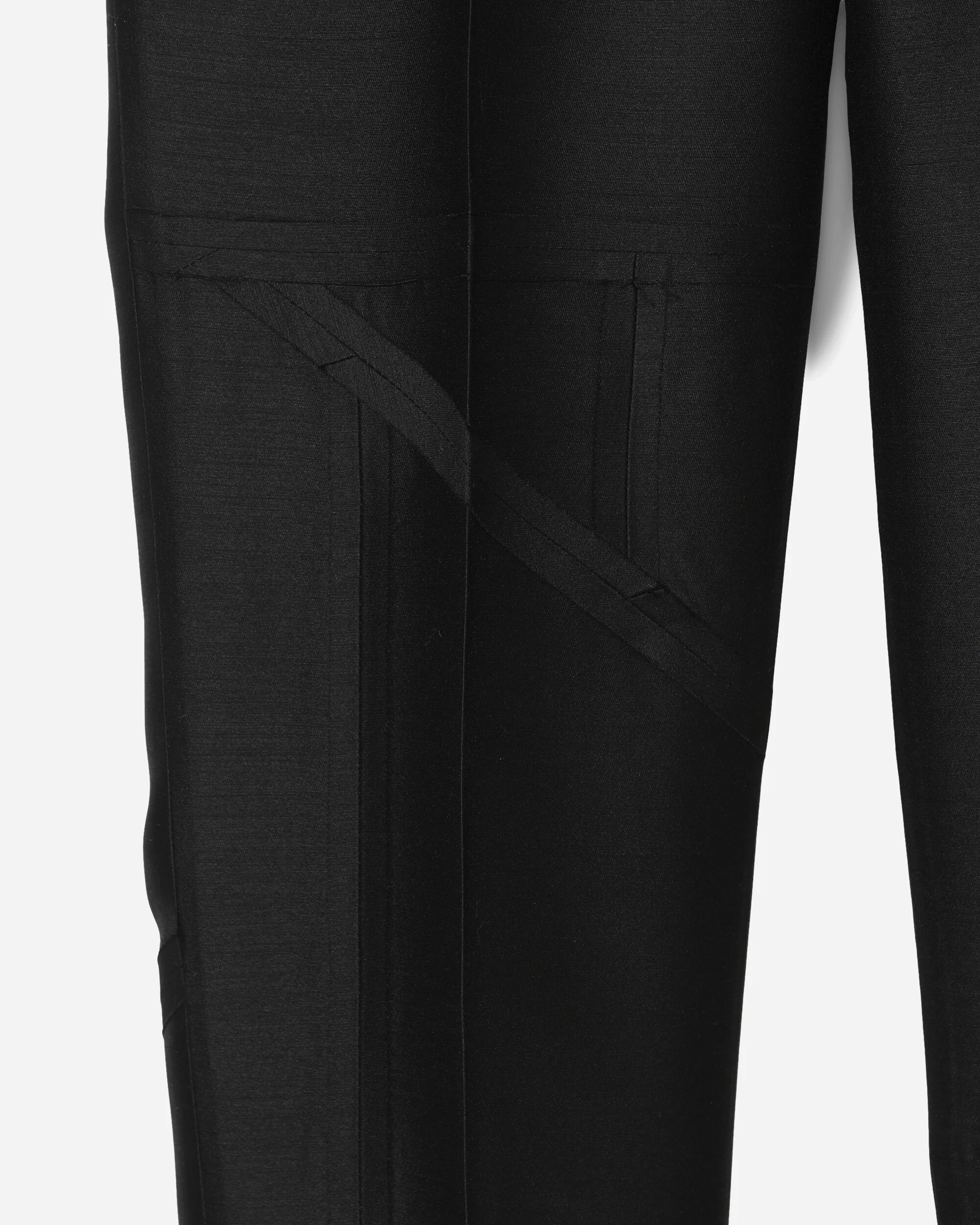 Men's Silk-Blend Suit Pants Black - Image 4
