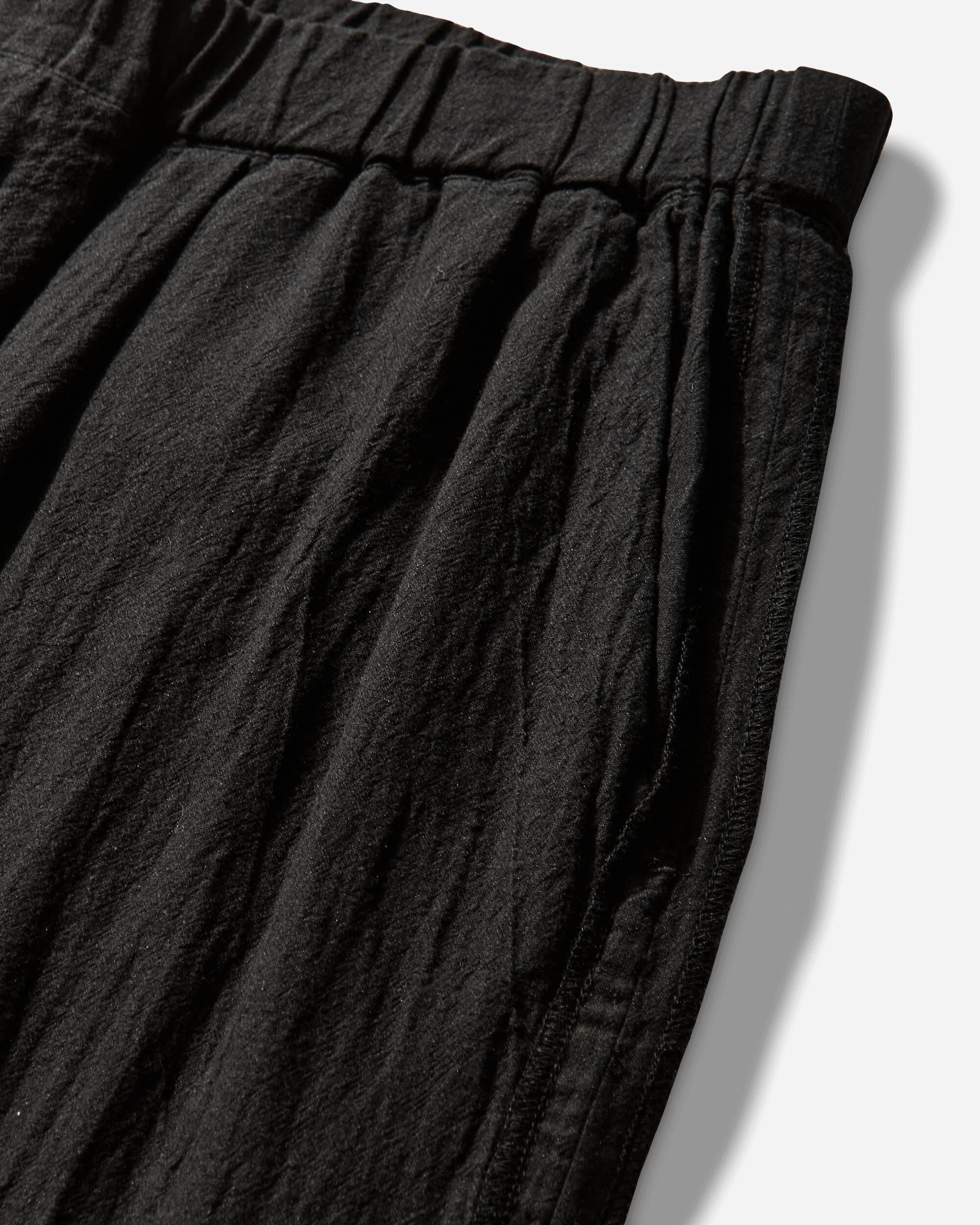 Men's Linen-Ramie Blend Cotton Easy Pants Black - Image 4