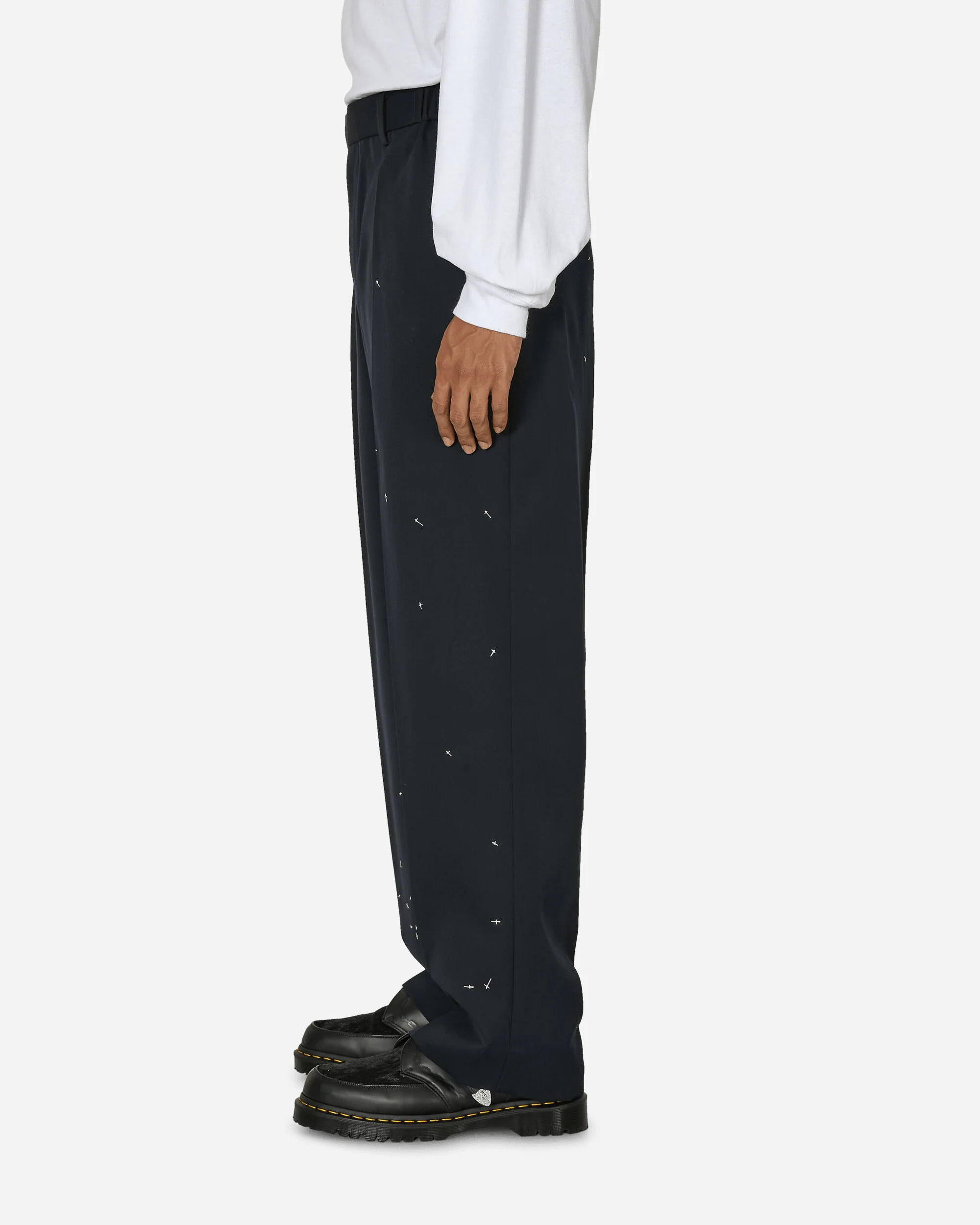 Pleated Pants Dark Navy - Image 2