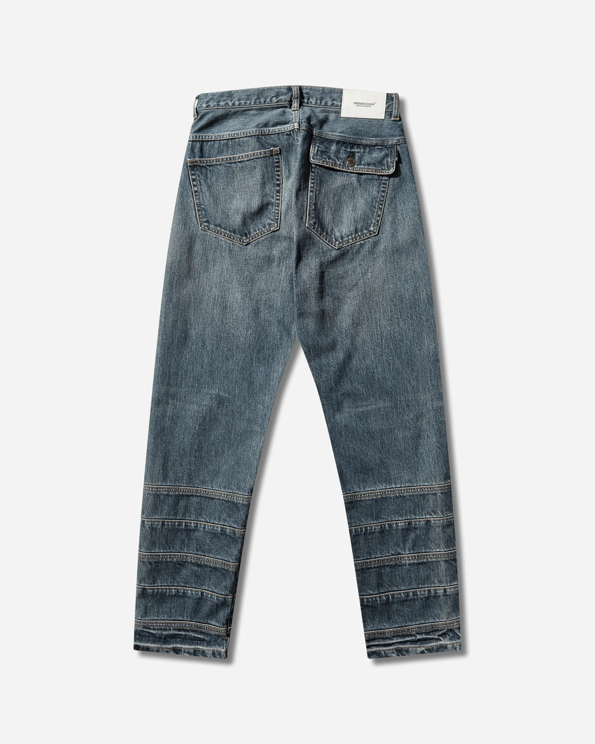 Women's Distressed Denim Pants Indigo - Image 2