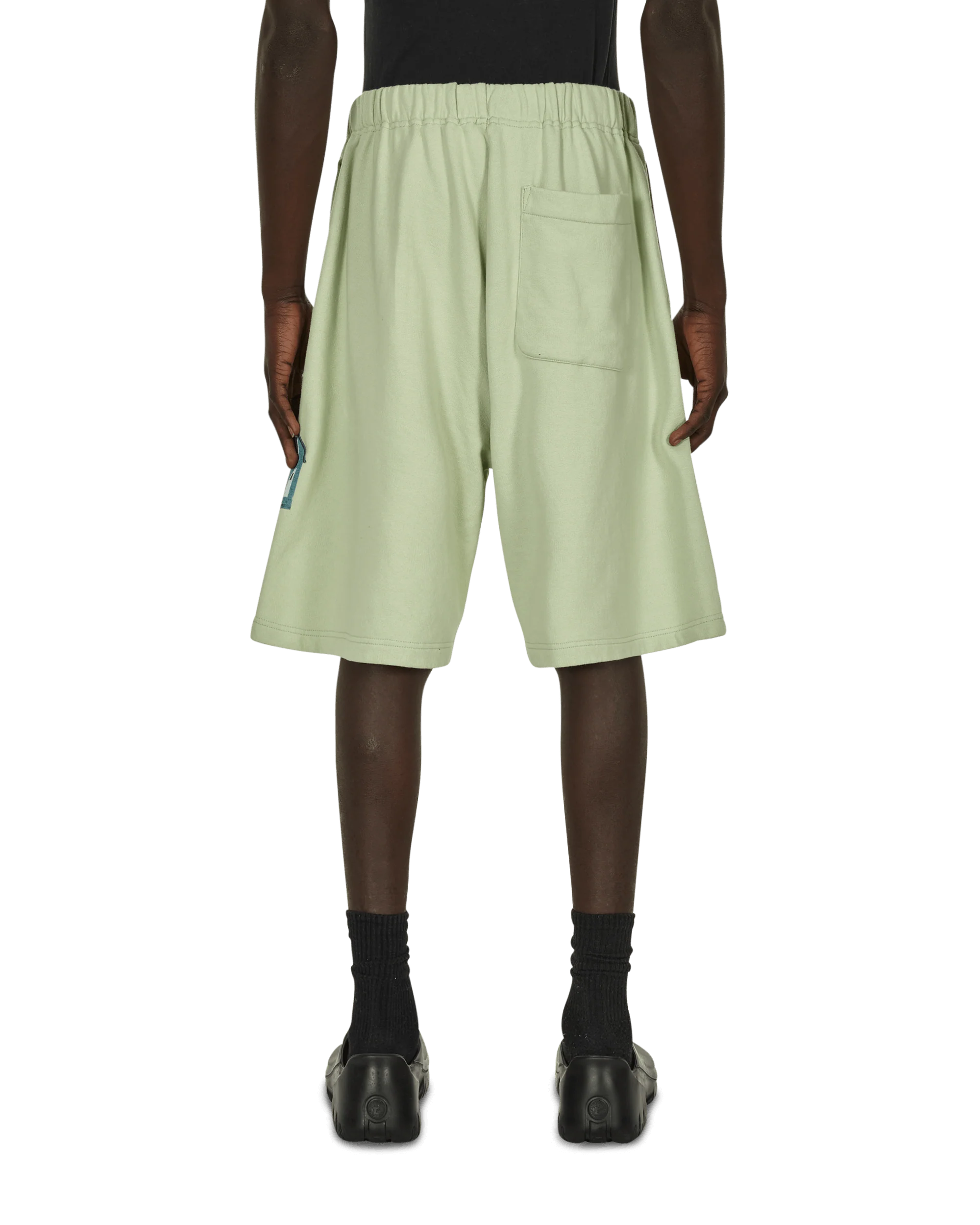 Cotton Sweatshorts Green - Image 3