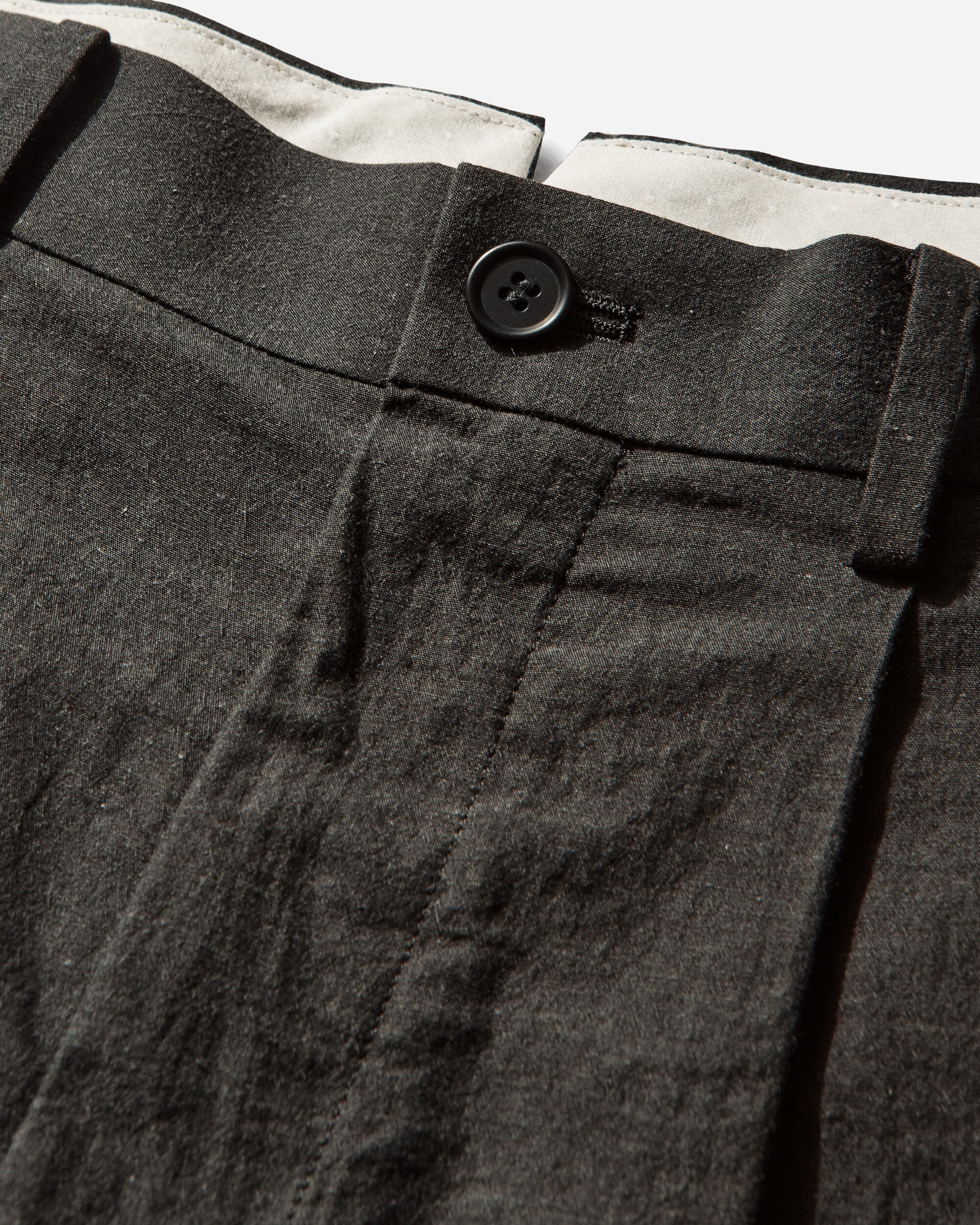 Men's Linen-Ramie Blend Cotton Pants Charcoal - Image 4
