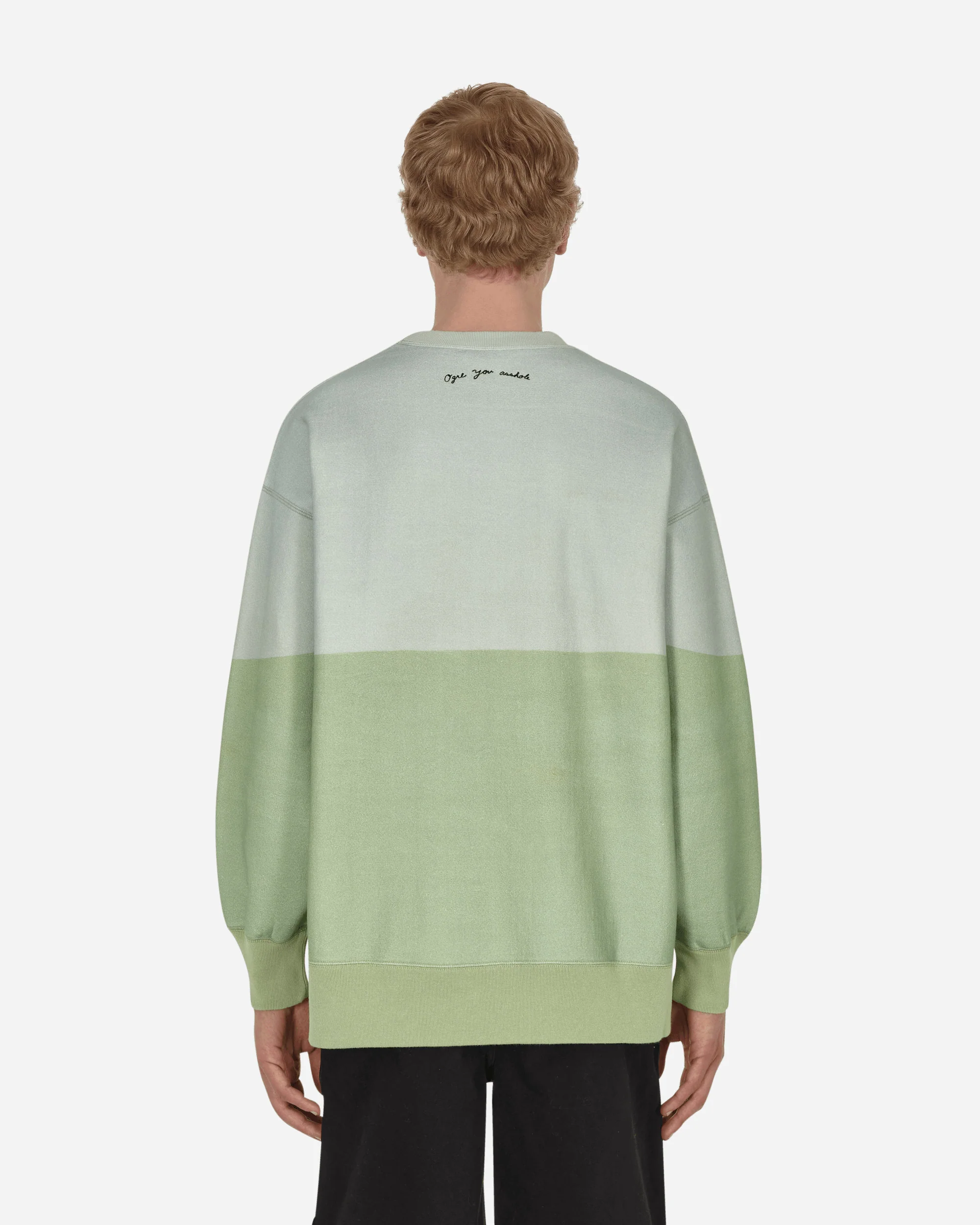 Graphic Crewneck Sweatshirt Green - Image 3