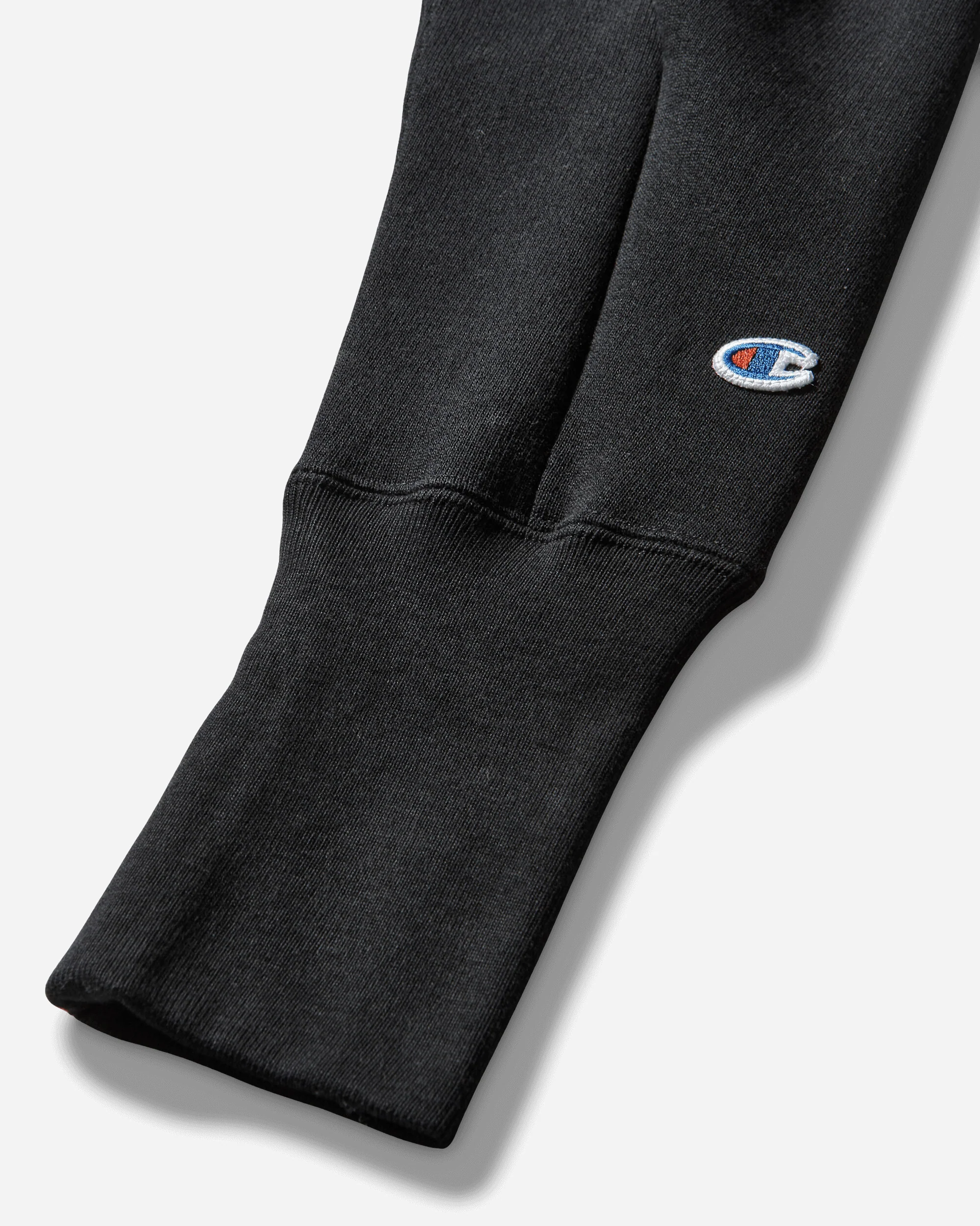 Women's Champion Fleece Zip Hoodie Black - Image 4