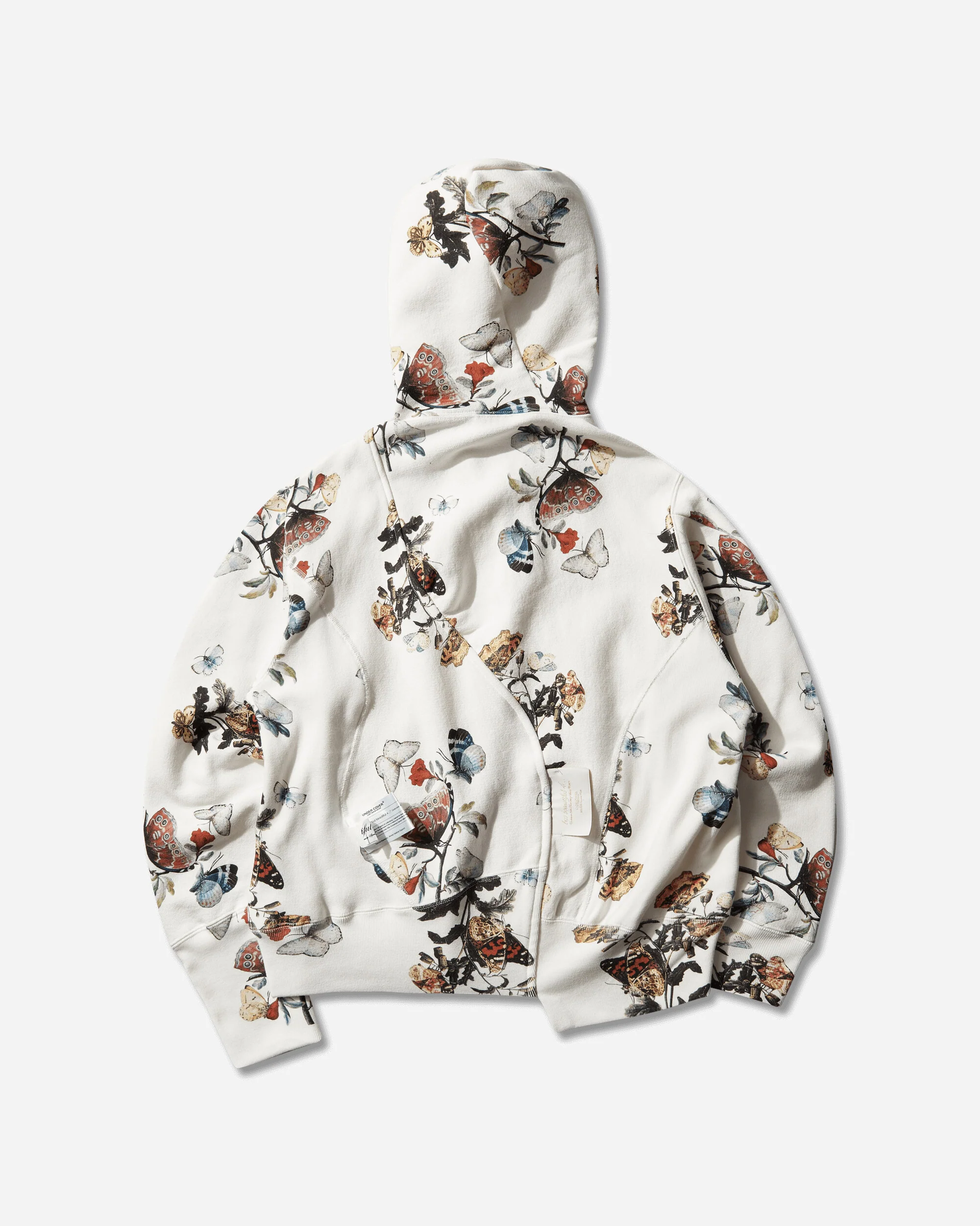 Women's Champion All-Over Print Fleece Zip Hoodie Ivory Base - Image 2