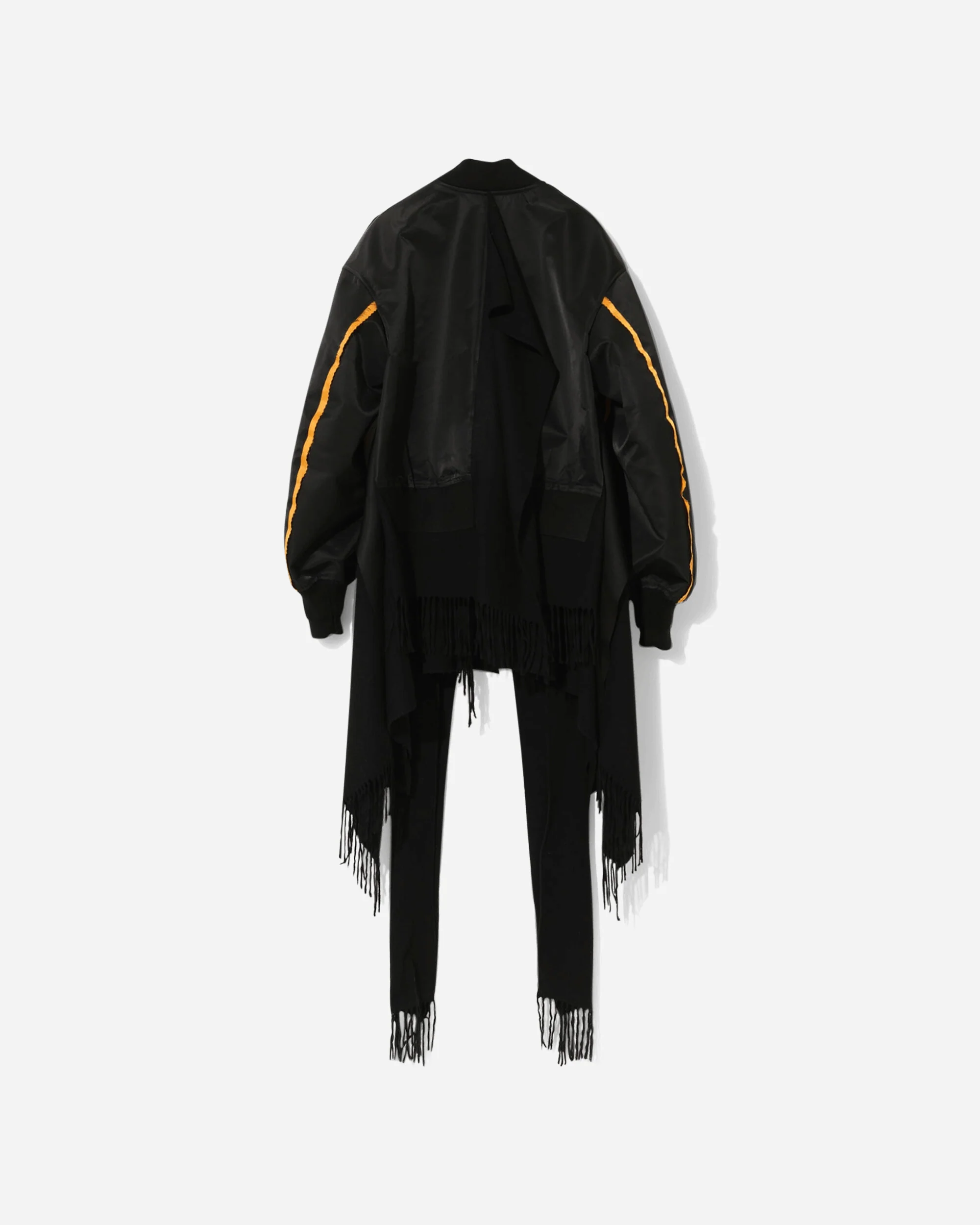 Women's Nylon Twill MA-1 Jacket Black - Image 2