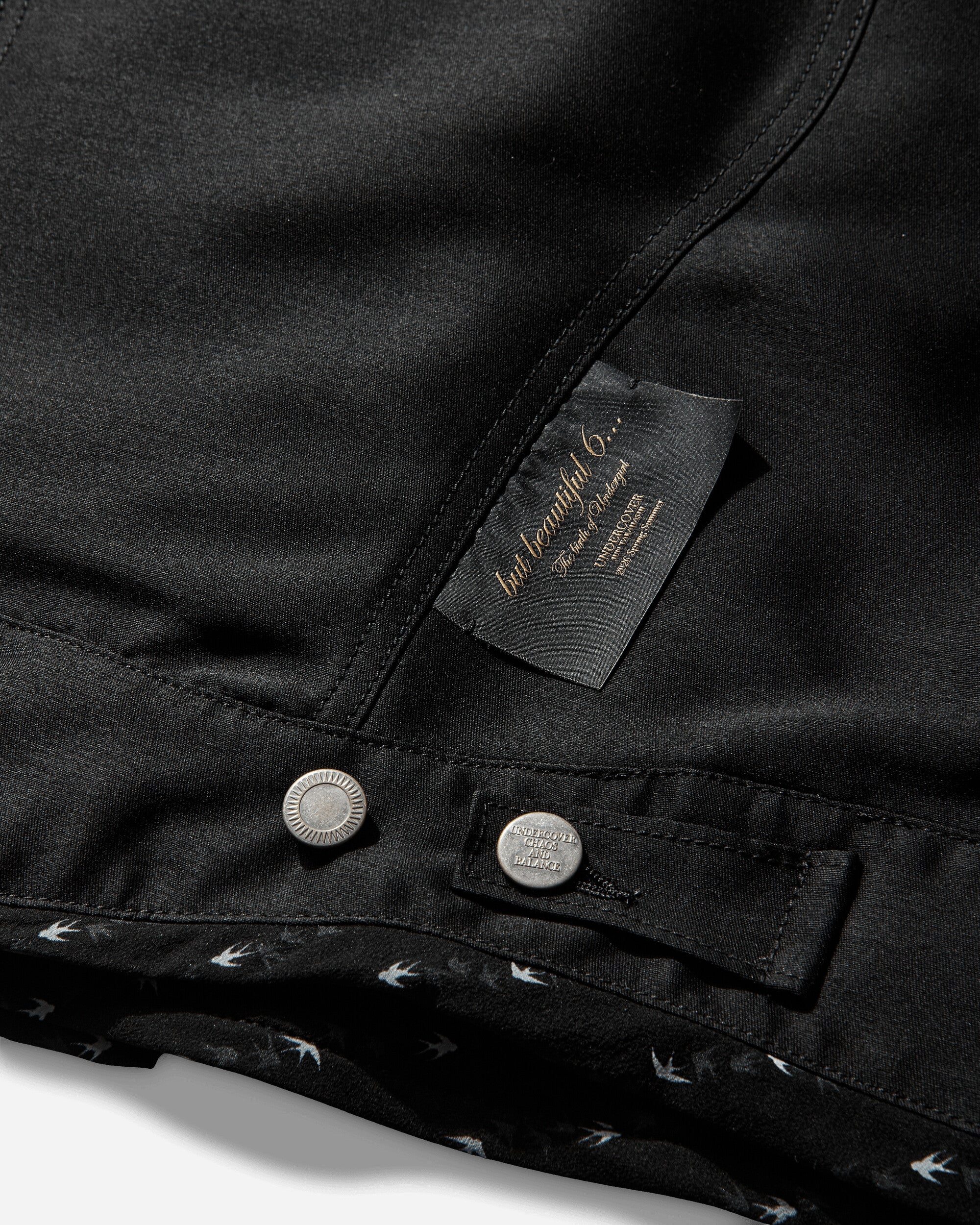 Women's Silk-Blend Wool Jacket Black - Image 4