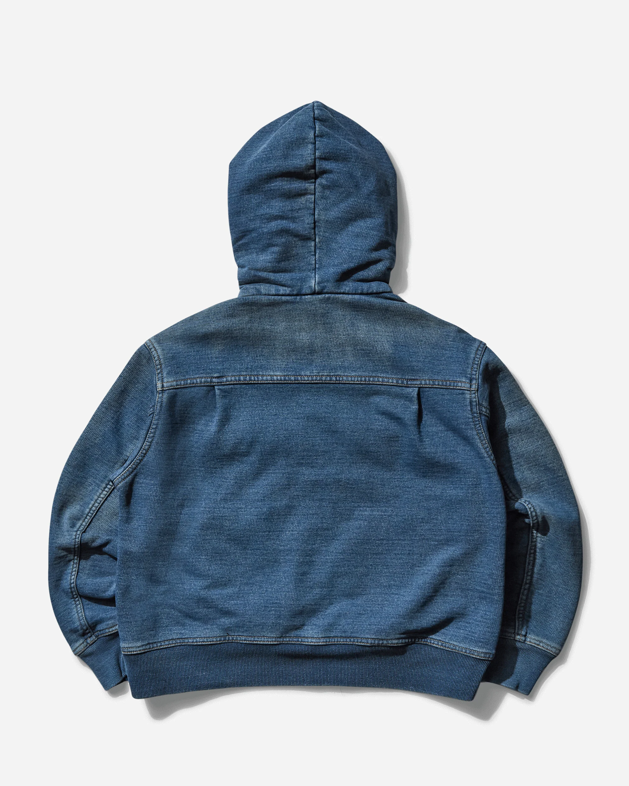 Women's Denim Hoodie Indigo - Image 2
