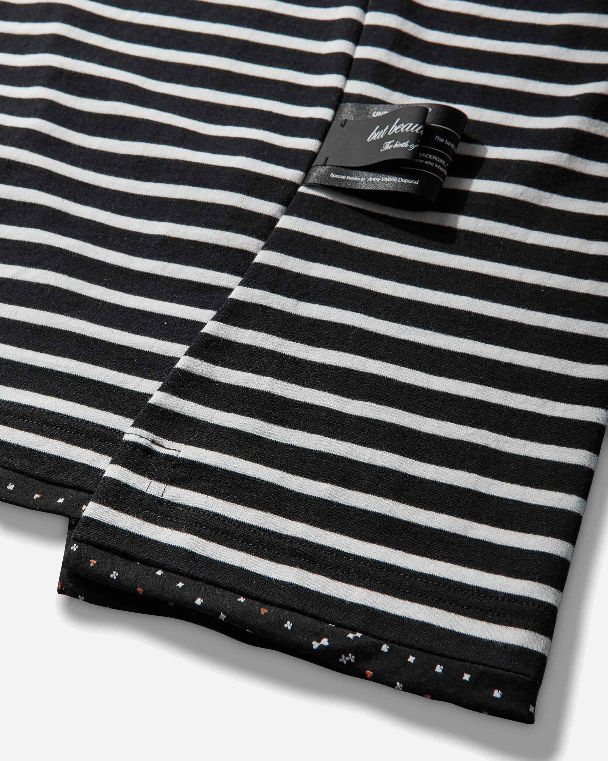 Women's Striped Longsleeve T-Shirt Black - Image 4