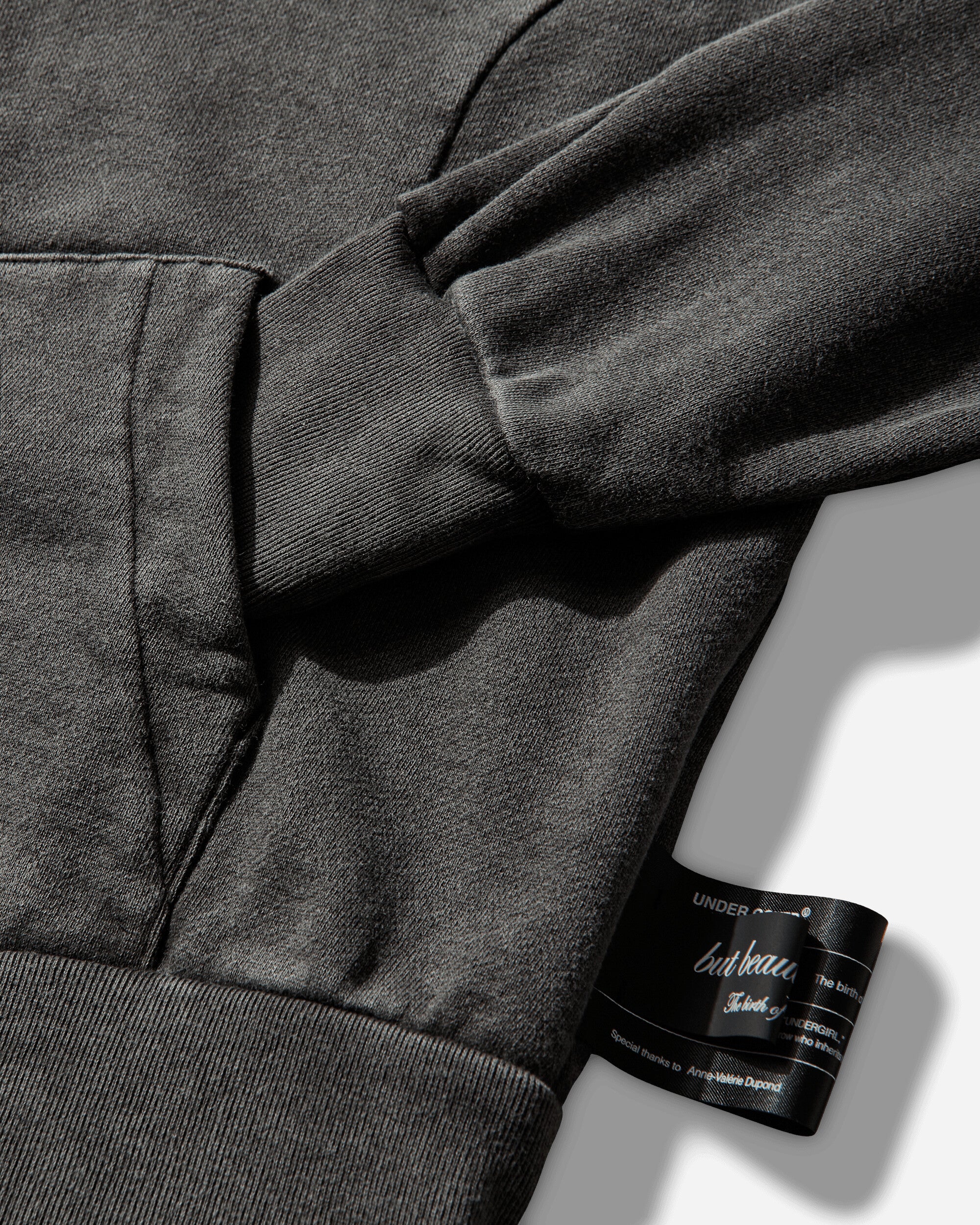 Women's Zip-Up Hoodie Black - Image 3