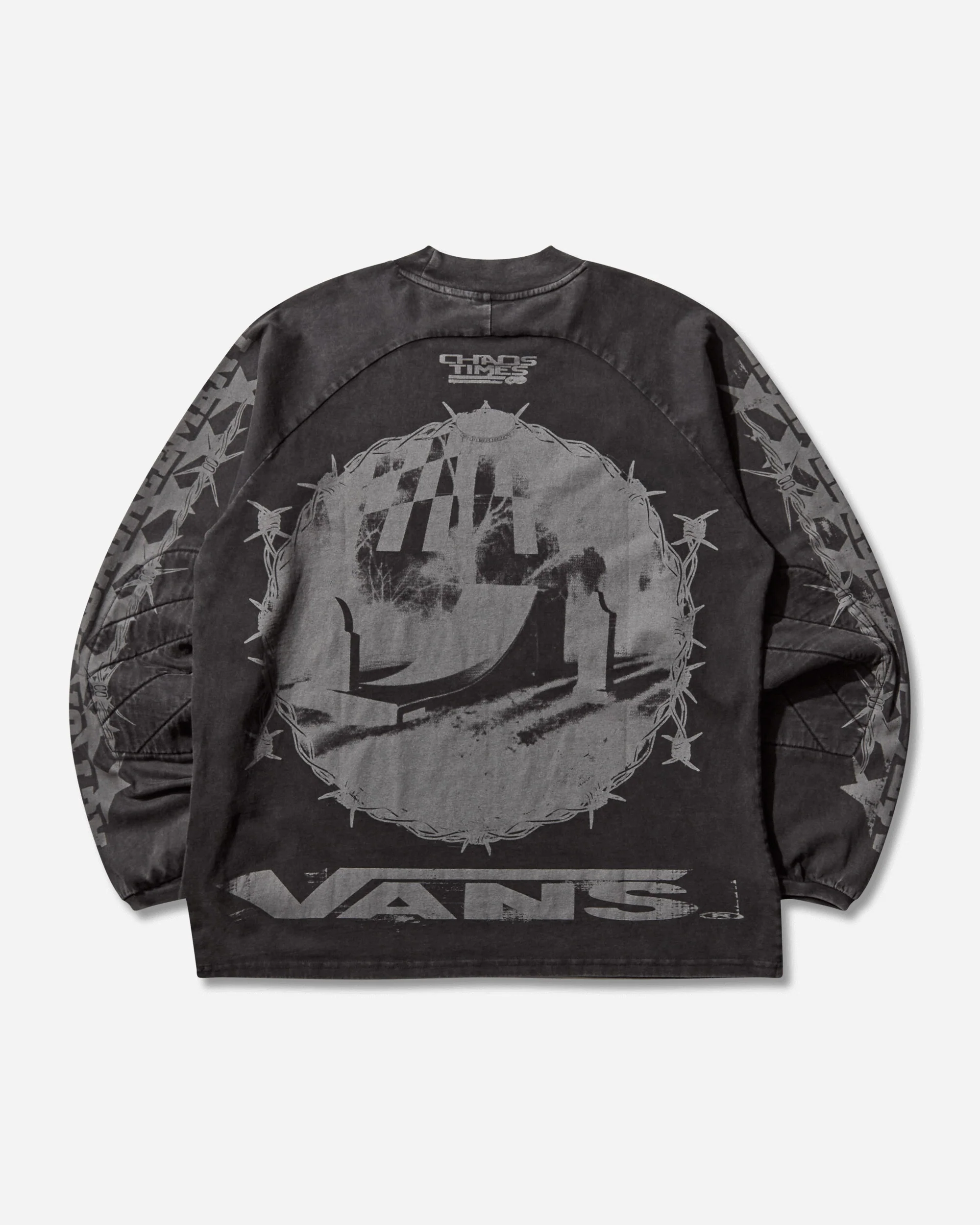 Act of Disagreement Hazard Longsleeve T-Shirt Black - Image 2