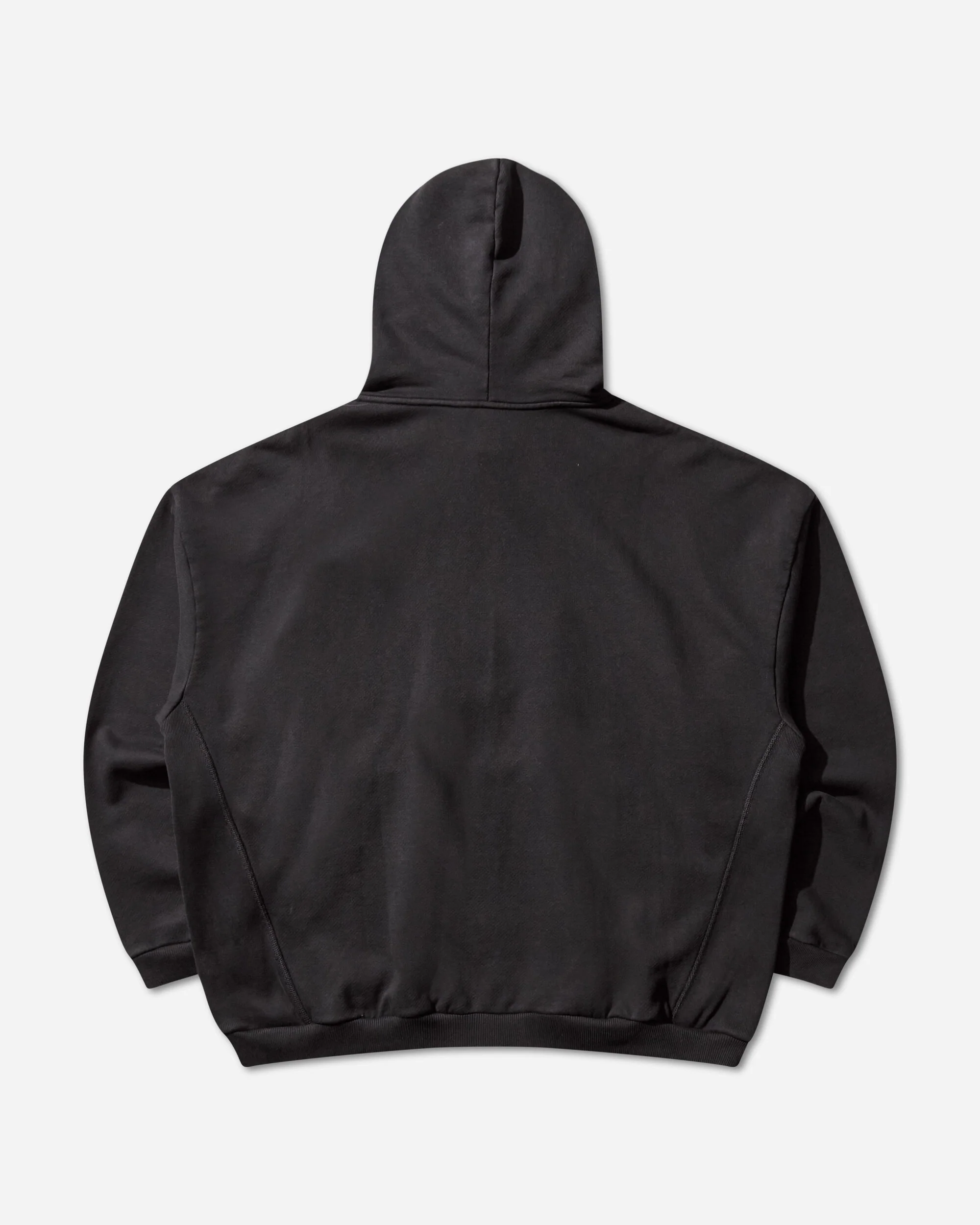 Act of Disagreement Oval Logo Hoodie Washed Black - Image 2