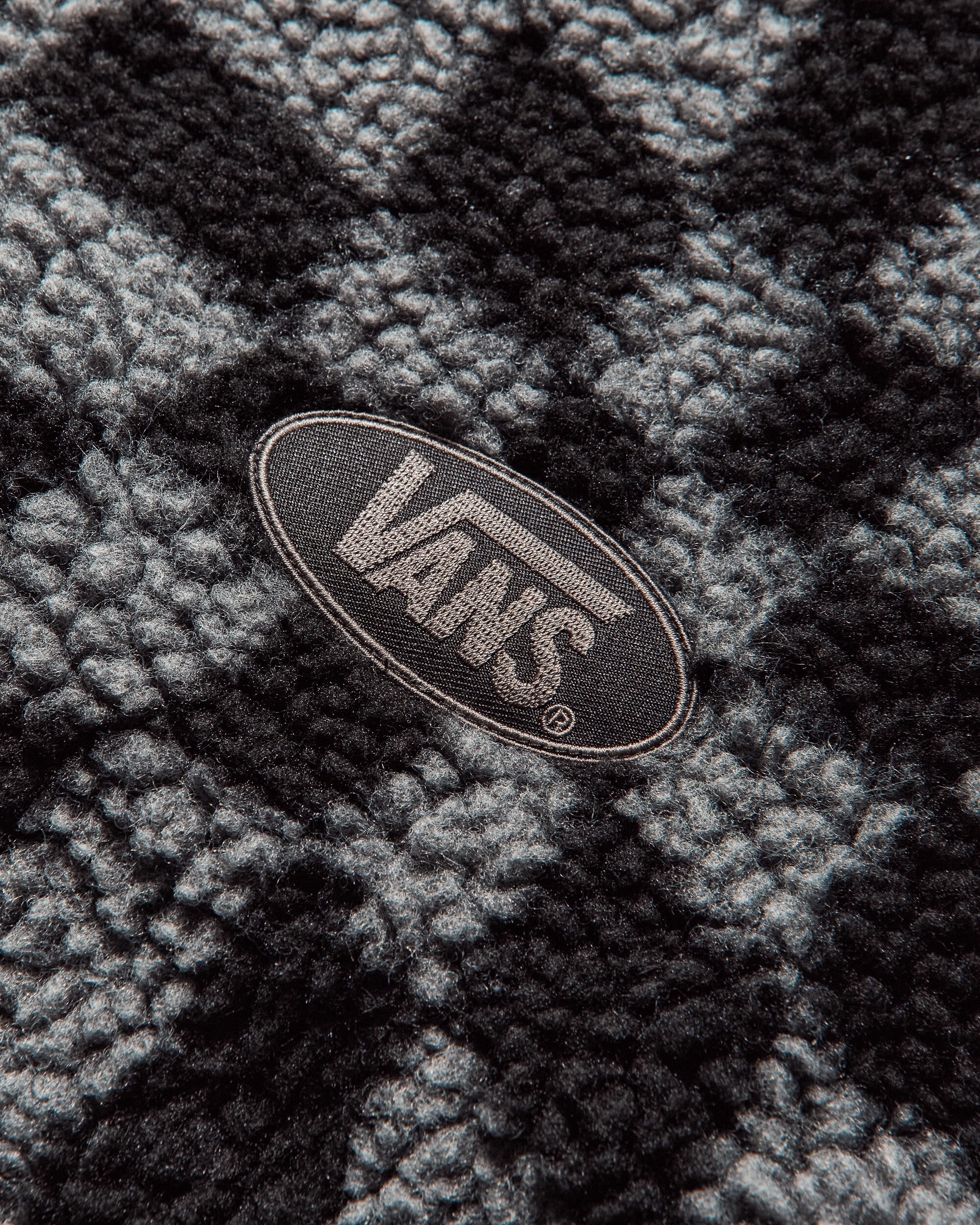 Act of Disagreement Relief Check Fleece Jacket Smoked Pearl - Image 3