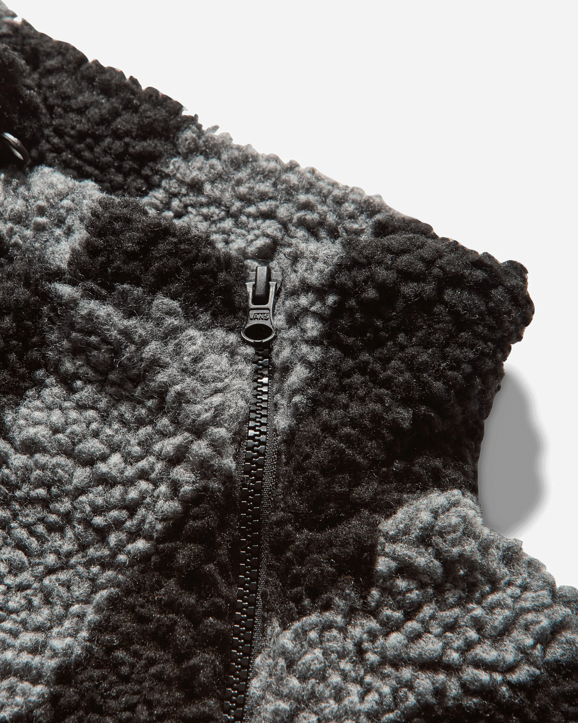 Act of Disagreement Relief Check Fleece Jacket Smoked Pearl - Image 4